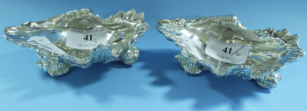 A pair of plated salts, in the form of s