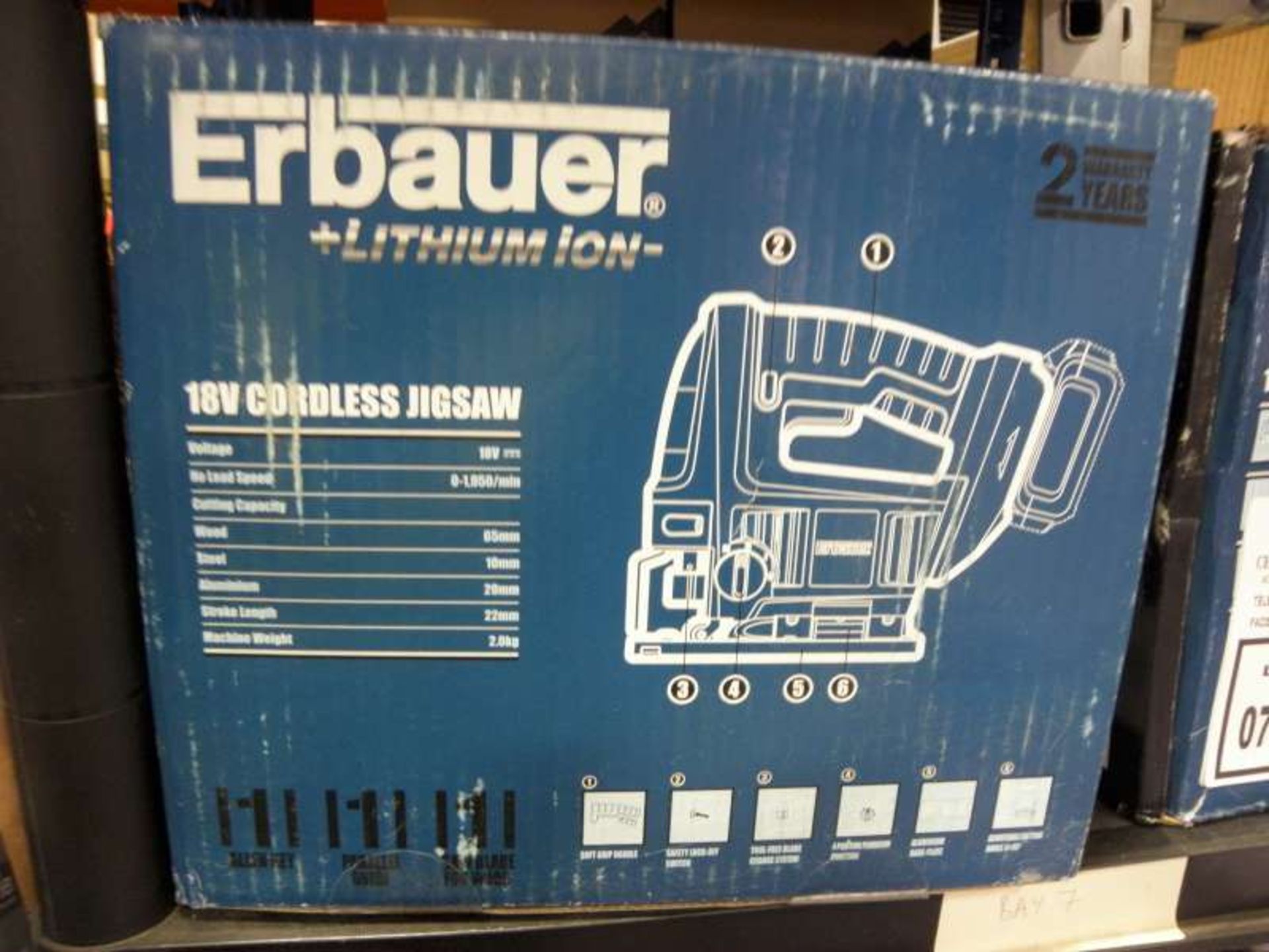12 X ERBAUER JIGSAWS ( PLEASE NOTE BATTERY REQUIRED )