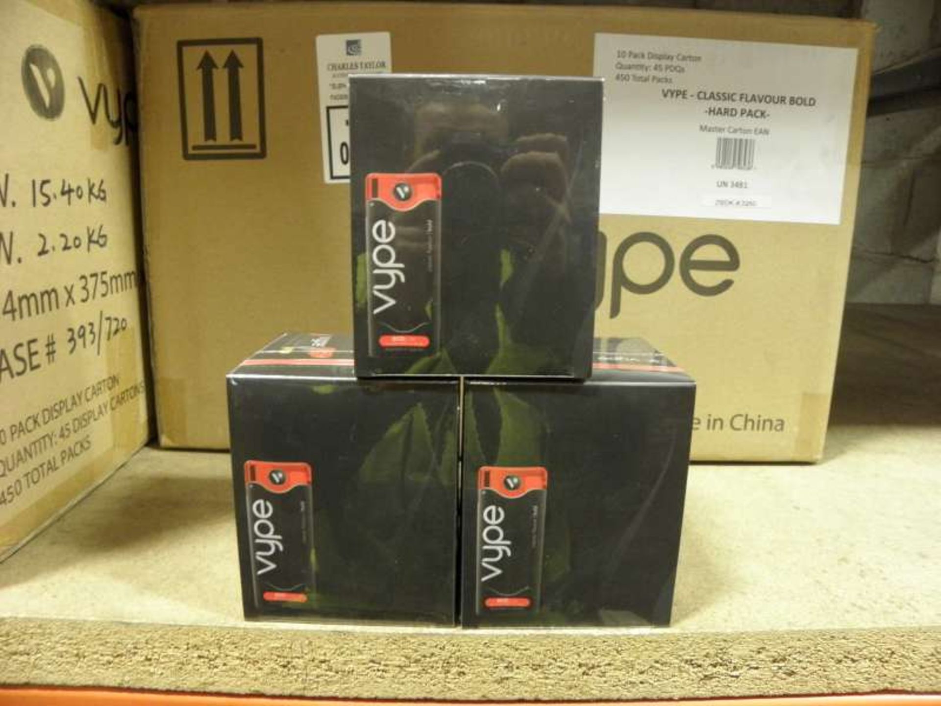 450 X VYPE CLASSIC FLAVOUR BOLD E - CIGARETTES IN 1 BOX