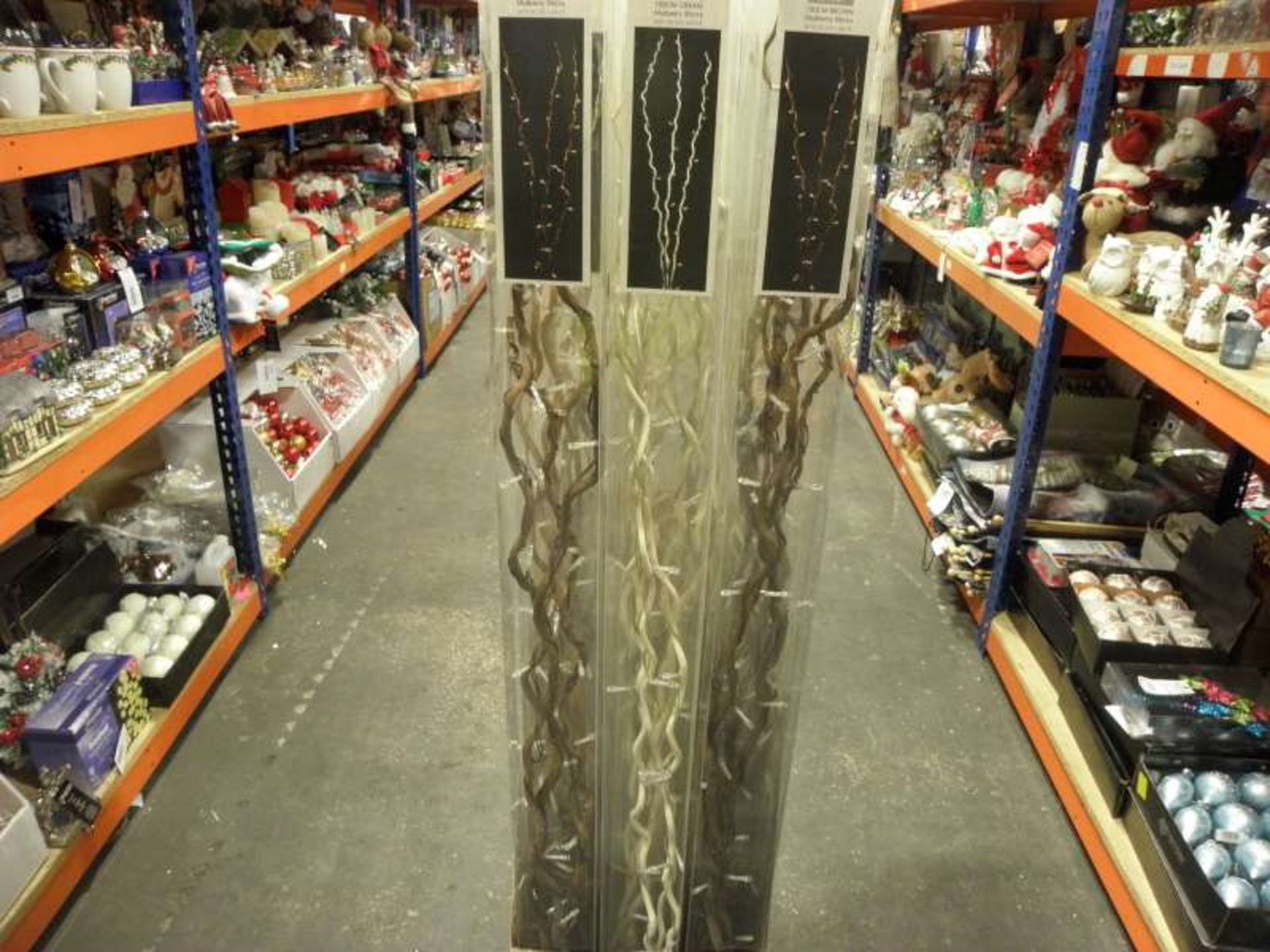 12 X PACKS OF LIT- UP TWIG LIGHTS IN 1 CARTON, 3 X 150 CM TWIGS WITH 30 LED LIGHTS IN EACH PACK