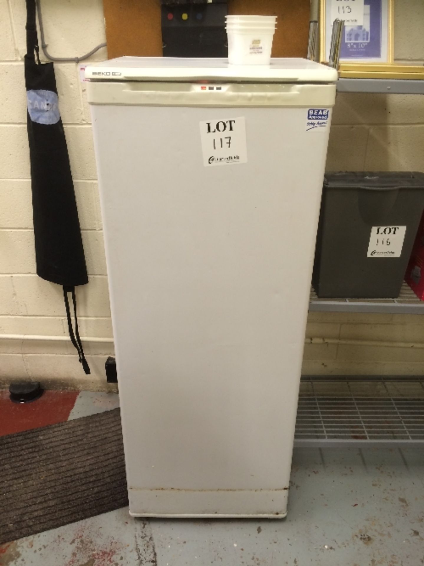 Beko upright freezer