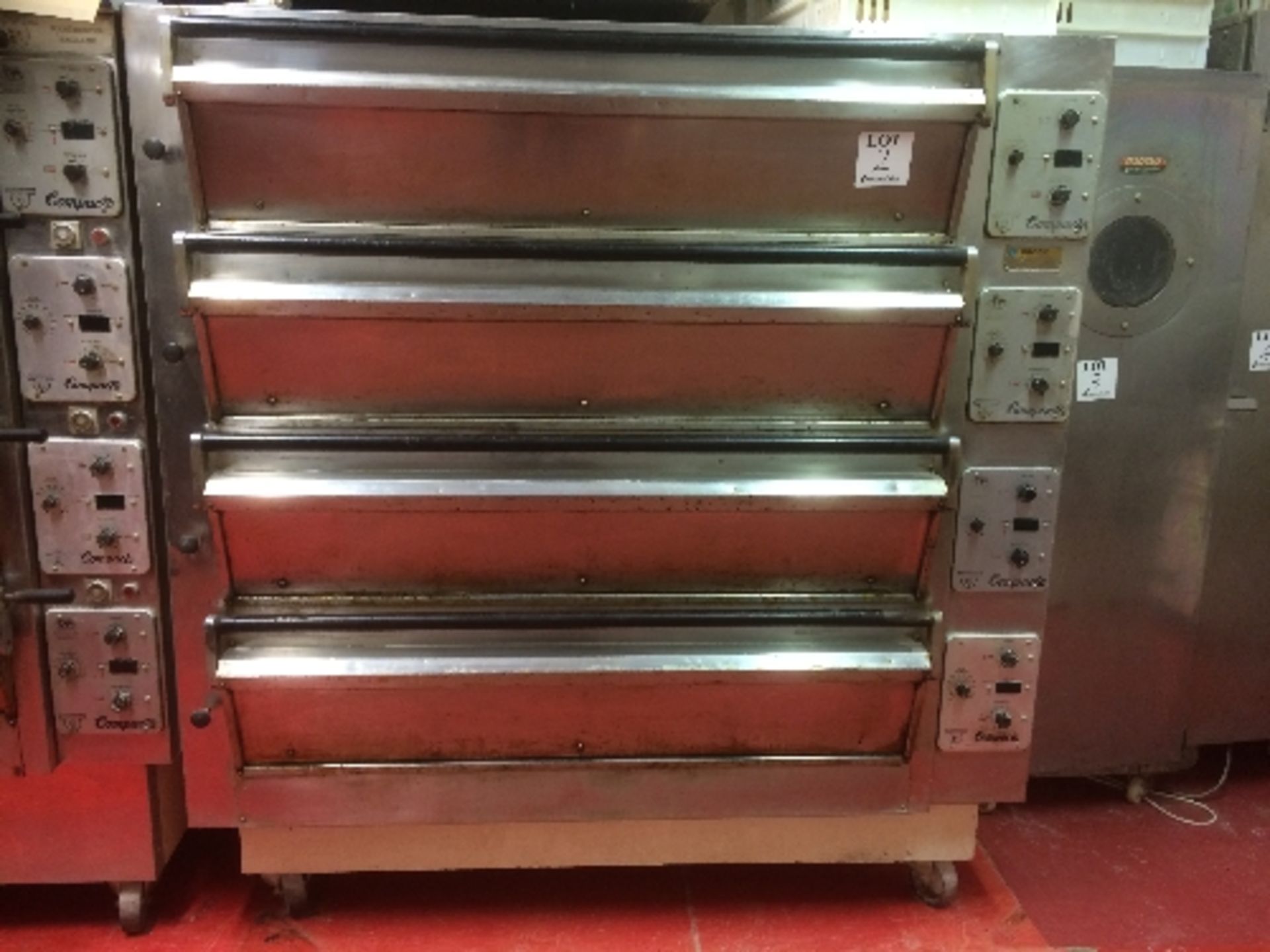 Tom Chandley Compacta four tier deck oven (12 tray, high crown)