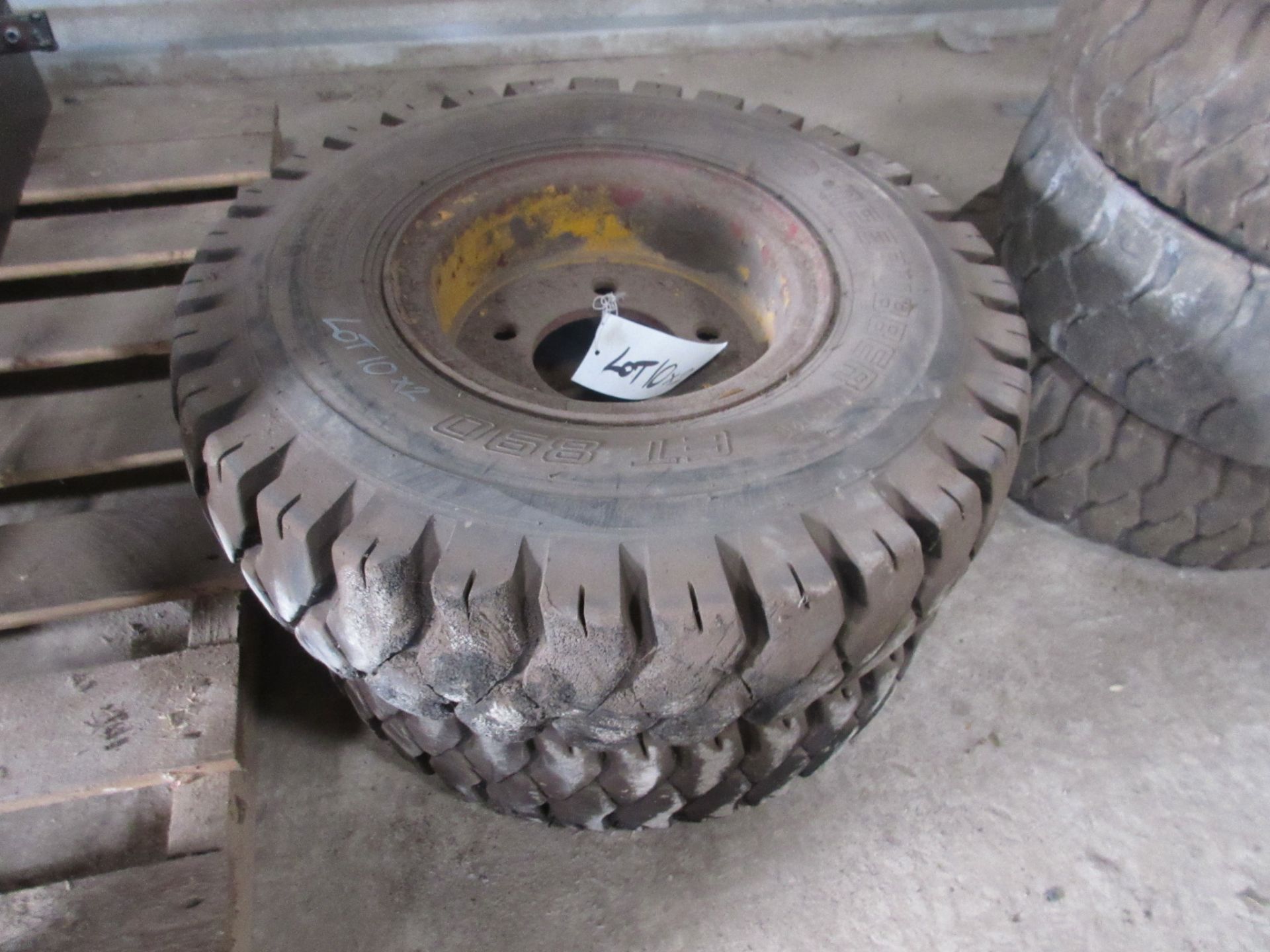 2no. 6.50 - 10 industrial tyres