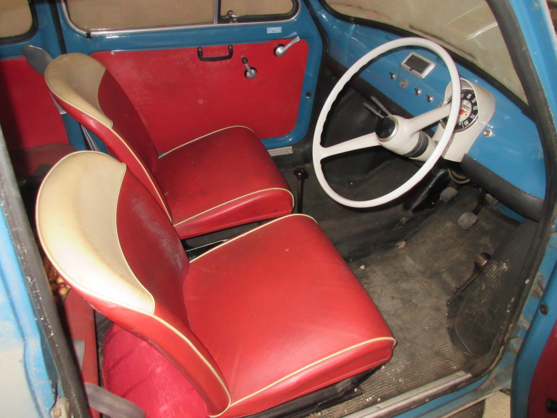 1966 497cc Fiat Nuova 500F 'Cinquecento'
 Reg. No. GCJ 665D
 Chassis No. 1072109
 
This barn find - Image 8 of 34