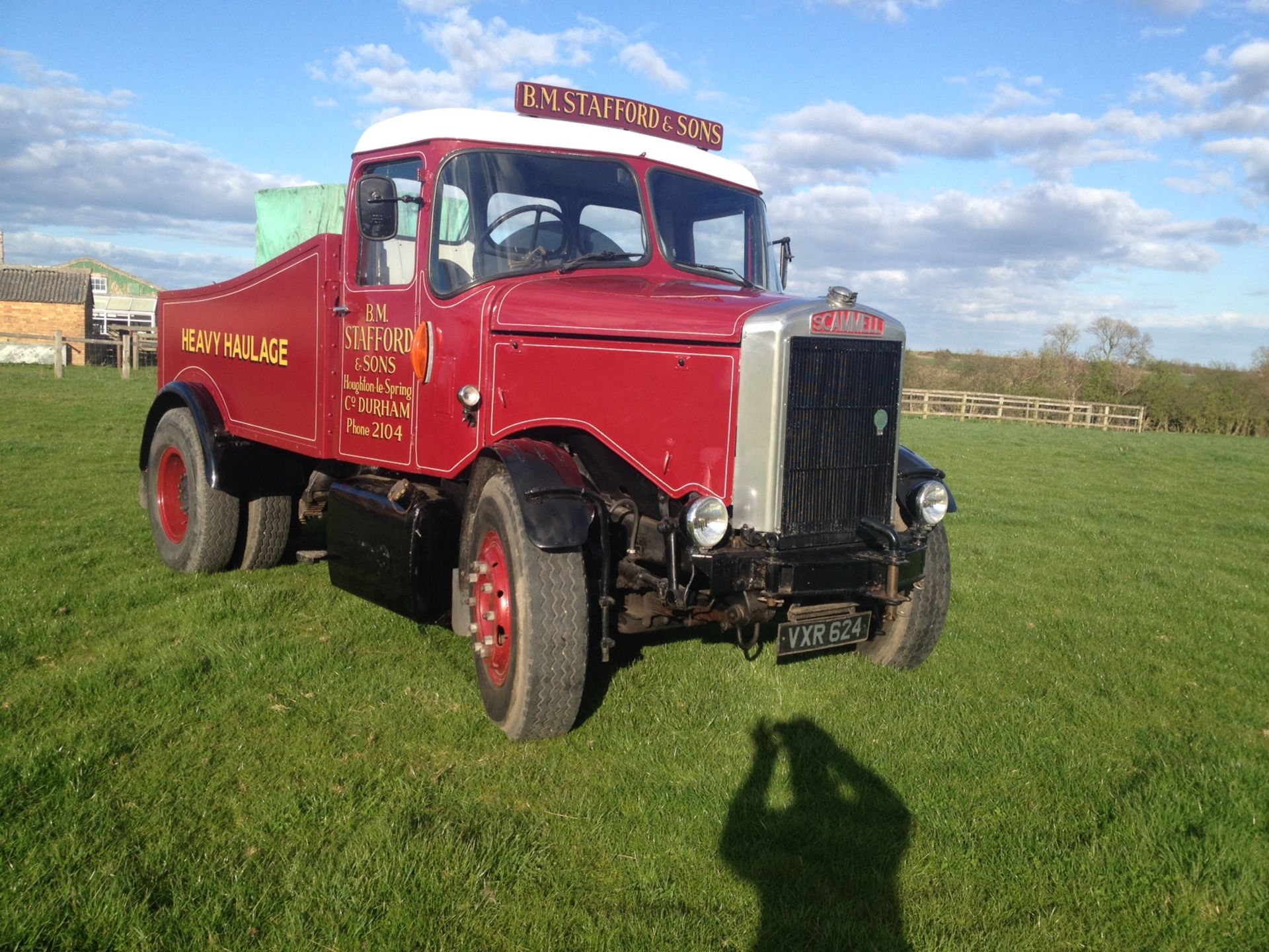 1958 Scammell MU17 ballast tractor fitted with 680 Leyland diesel engine.  Reg No. VXR 624 Chassis - Image 3 of 7