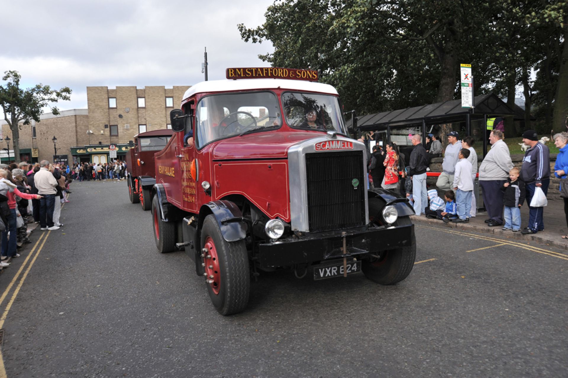 1958 Scammell MU17 ballast tractor fitted with 680 Leyland diesel engine.  Reg No. VXR 624 Chassis