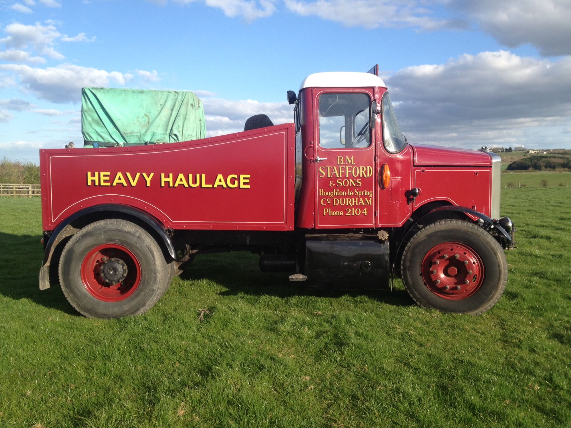 1958 Scammell MU17 ballast tractor fitted with 680 Leyland diesel engine.  Reg No. VXR 624 Chassis - Image 5 of 7