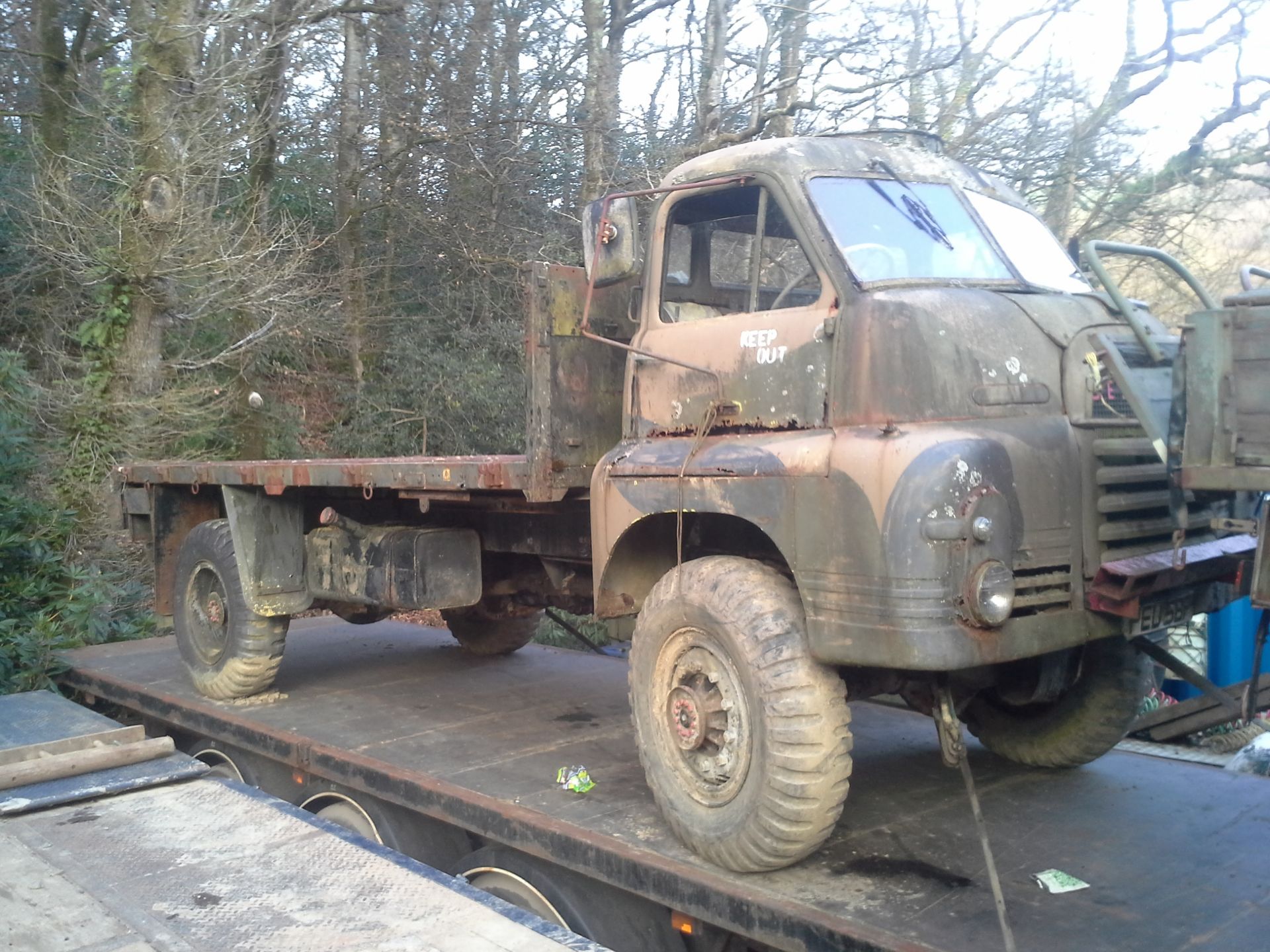 Bedford Type RL 4wd 3 ton flat bed ex military truck Reg. no PEU 58F Offered for sale with V5 and