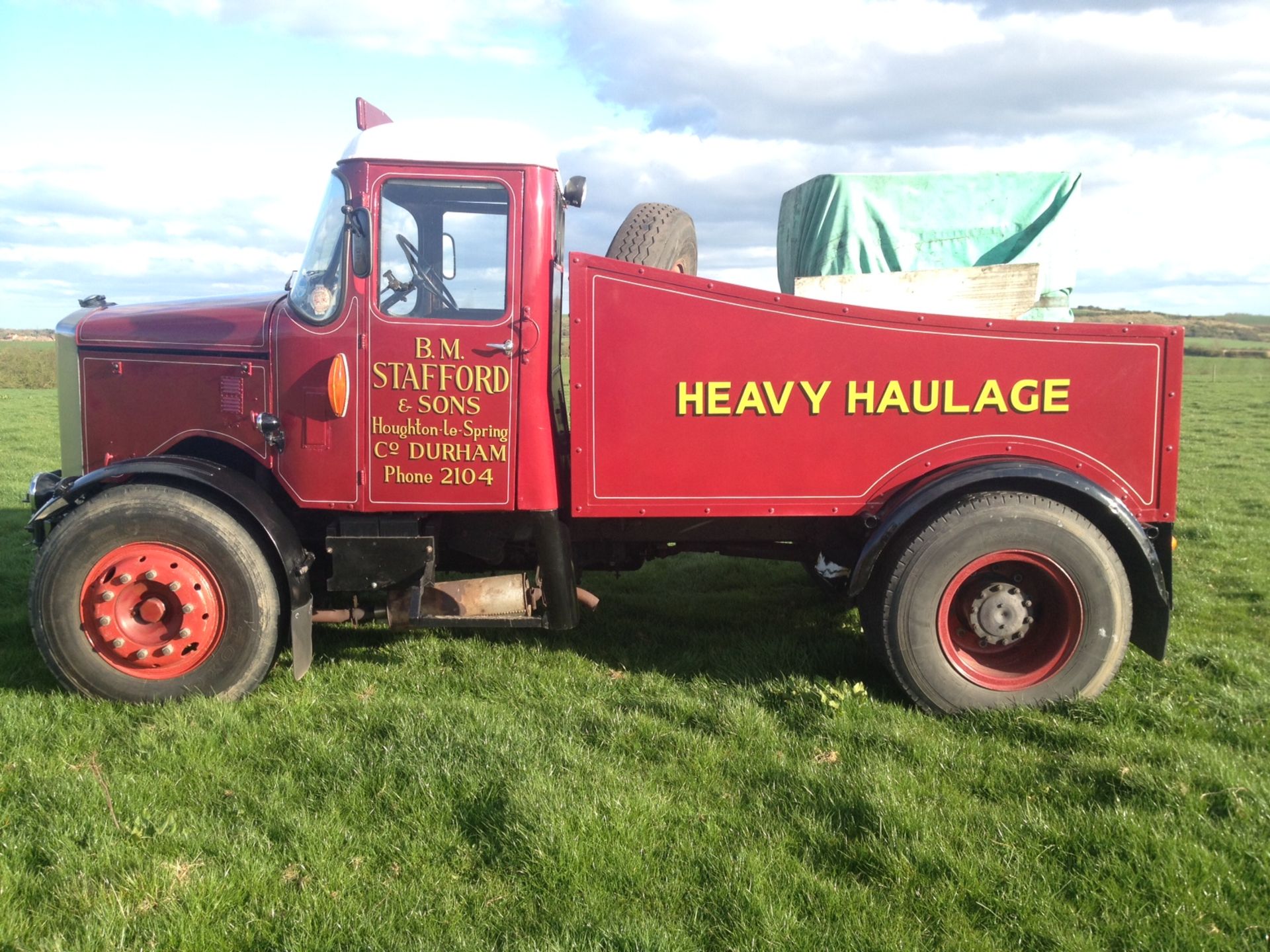 1958 Scammell MU17 ballast tractor fitted with 680 Leyland diesel engine.  Reg No. VXR 624 Chassis - Image 6 of 7