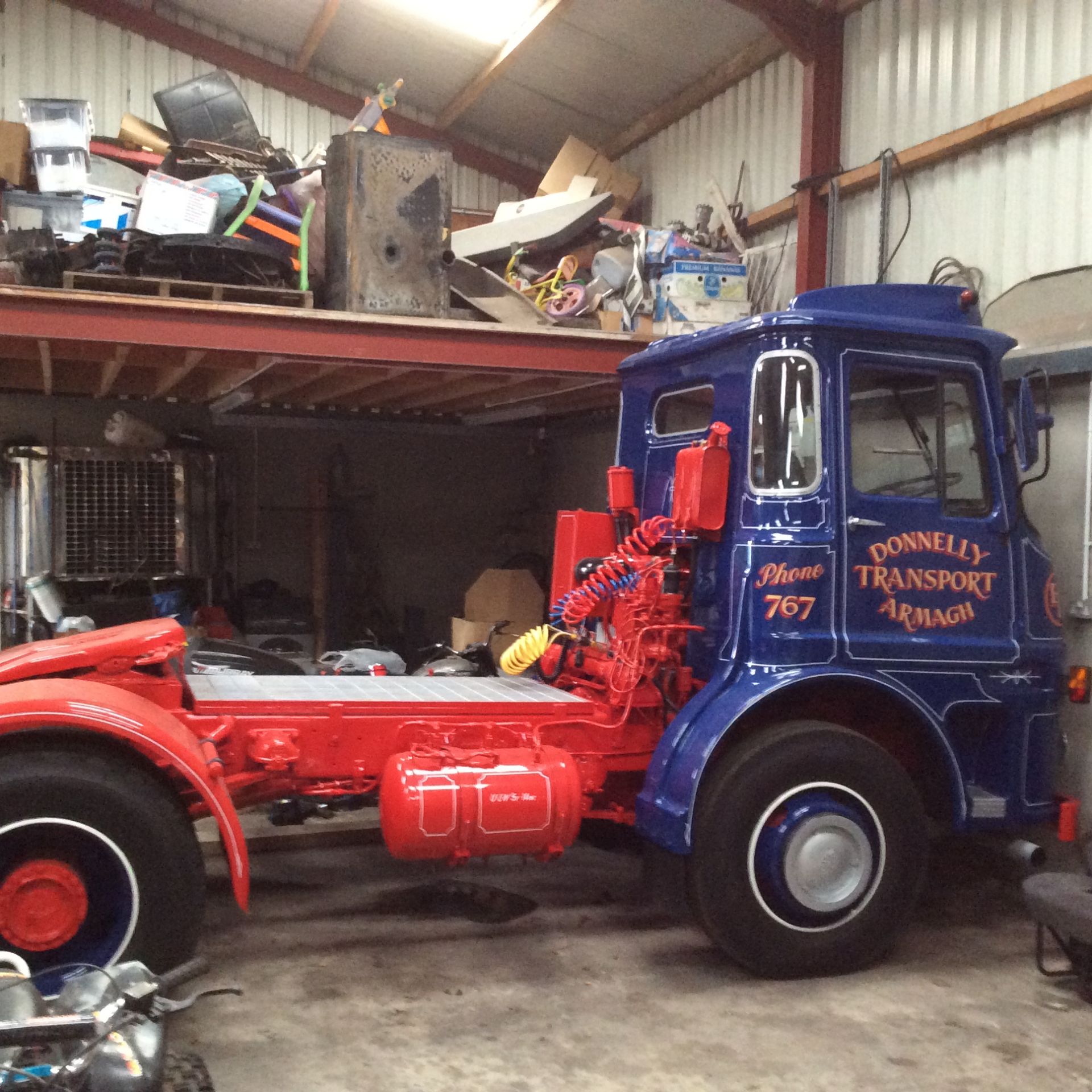 1973/4 ERF A series lorry Reg. No. JCF 532M (expired) Further details at time of sale. Keys in