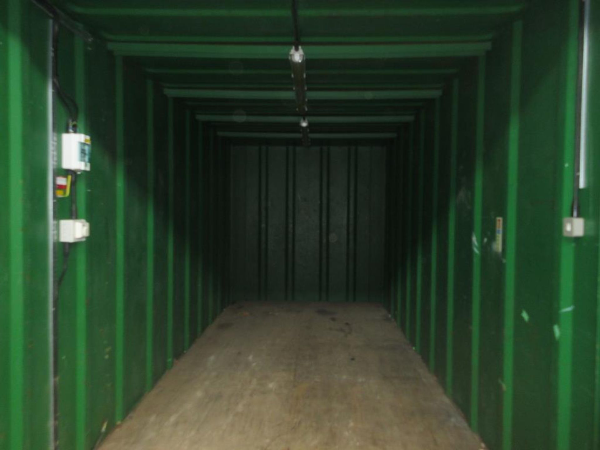 2007 Alsim 20ft metal container c/w electrics and lights - Image 2 of 2