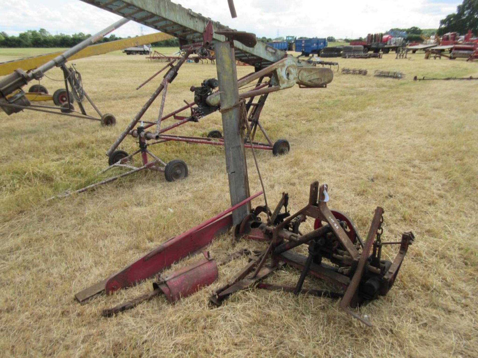 IH finger bar mower