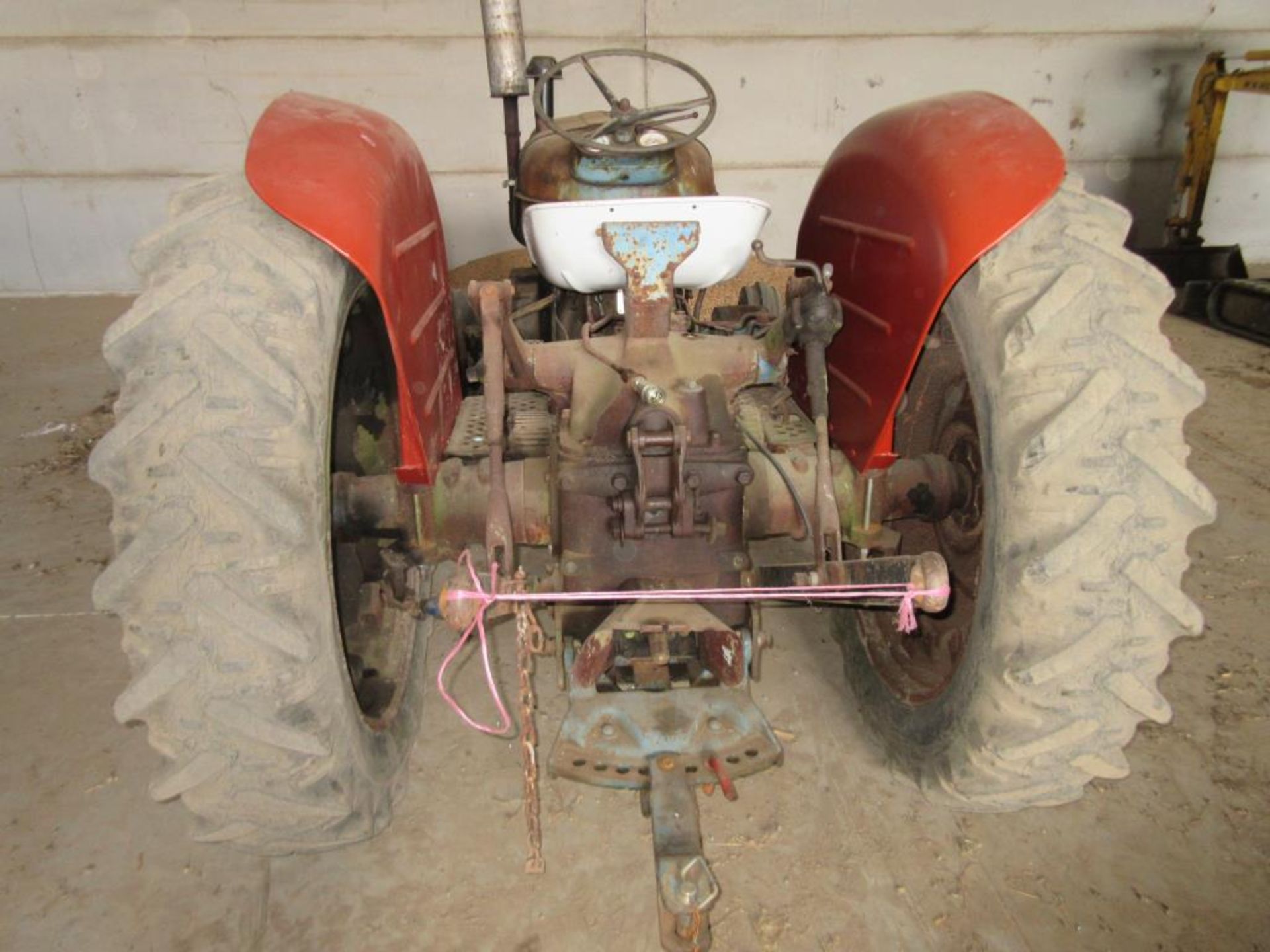 FORDSON Super Major 4cylinder diesel TRACTOR Fitted with side belt pulley, rear linkage and new rear - Image 3 of 3