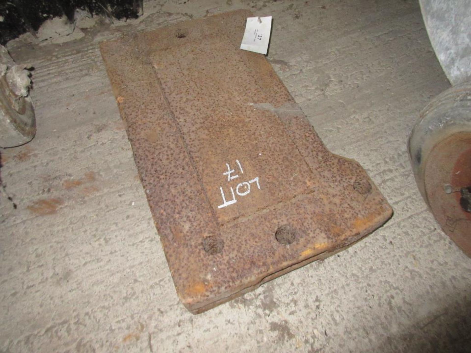 2no. forklift slab weights