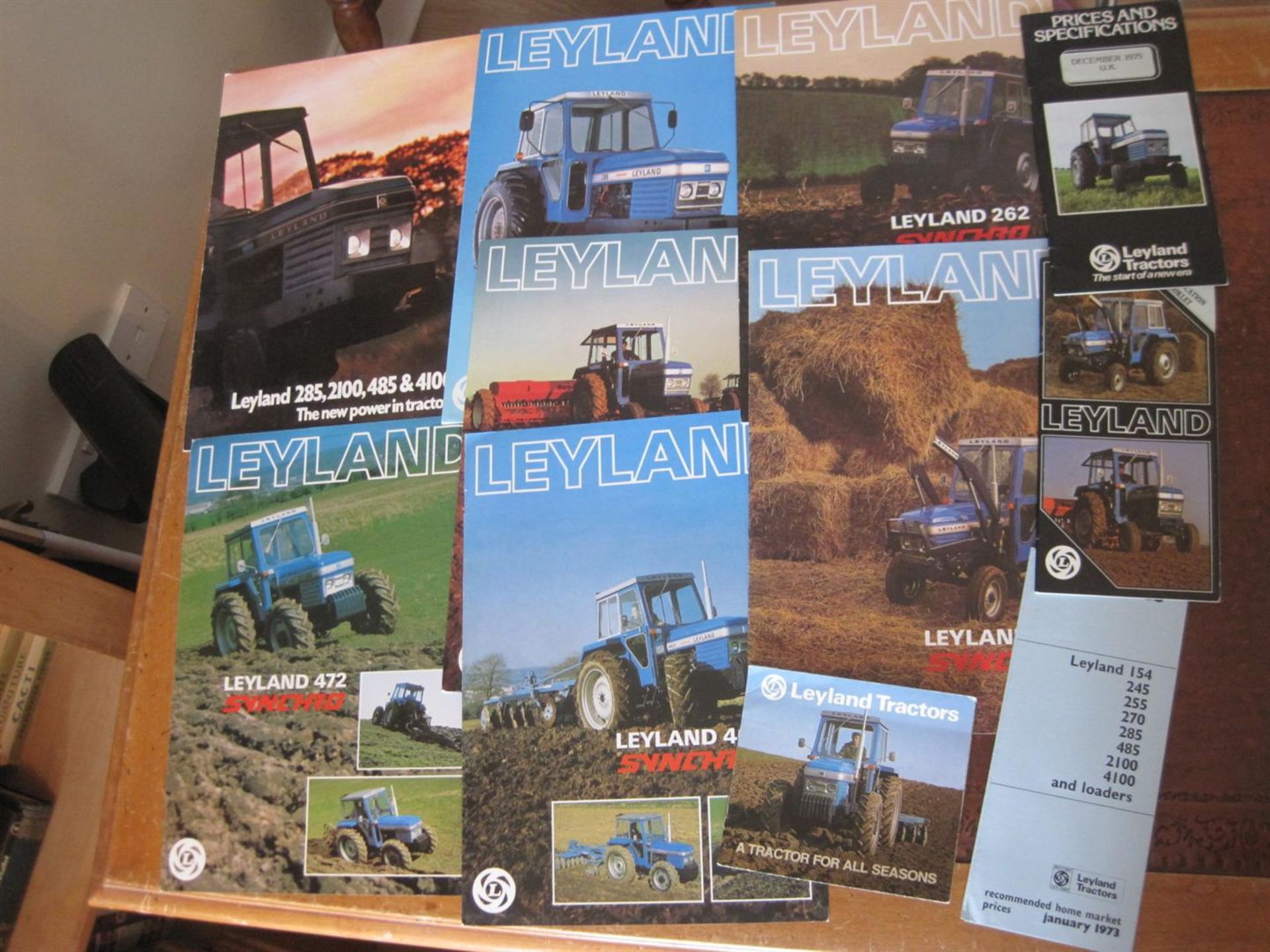Leyland tractor brochures & price lists, 1970s (11)