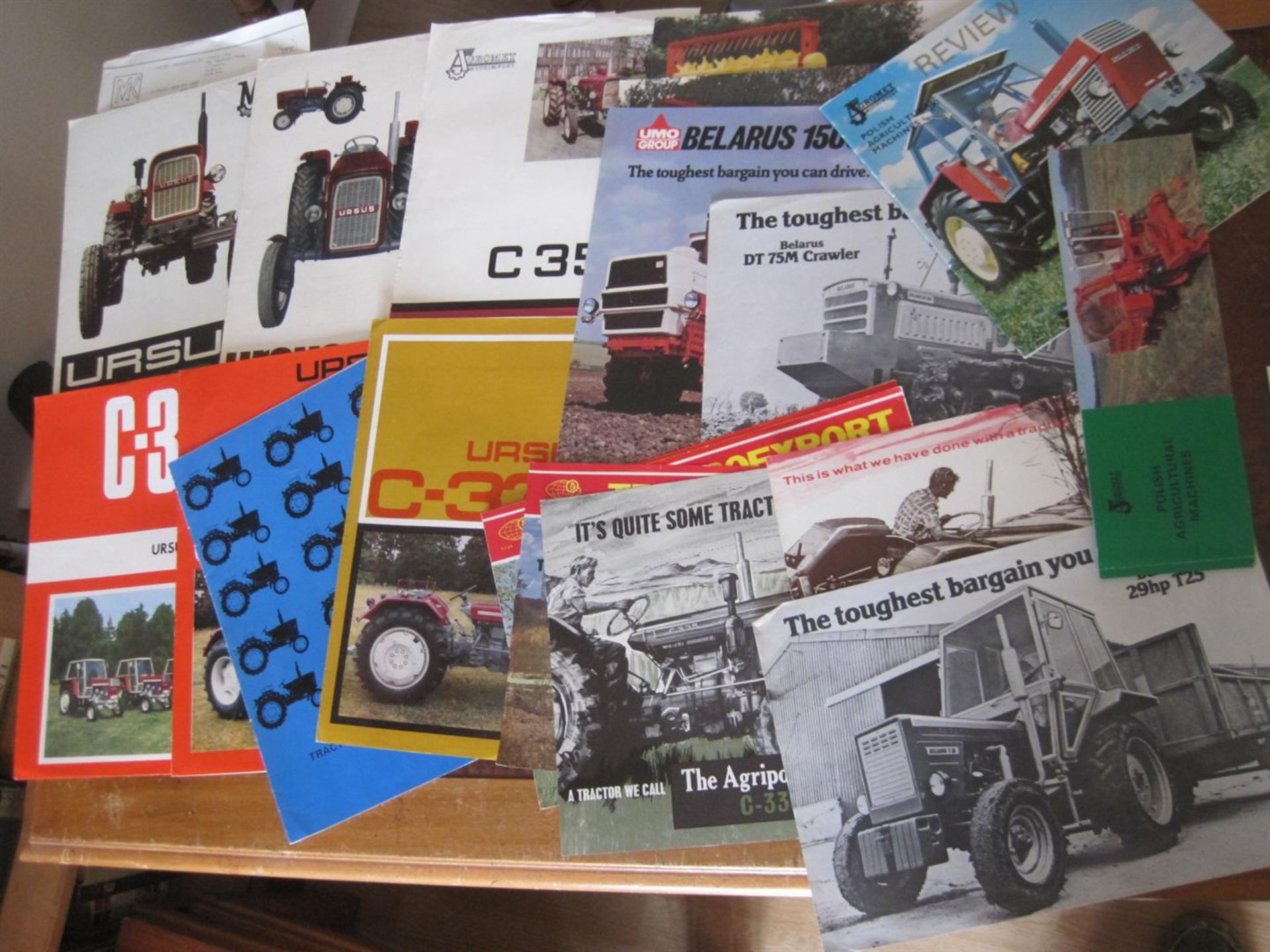 Ursus, Belarus, Agromet, various tractor brochures, etc, 1960s/70s