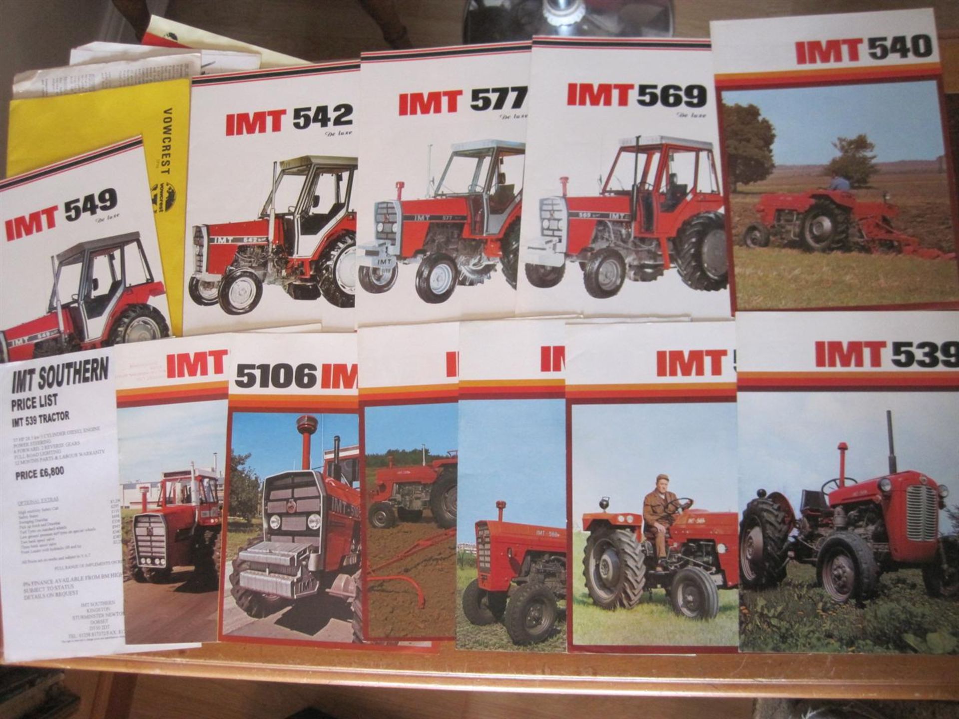 IMT, a good quantity of tractor brochures & flyers c1970s/80s