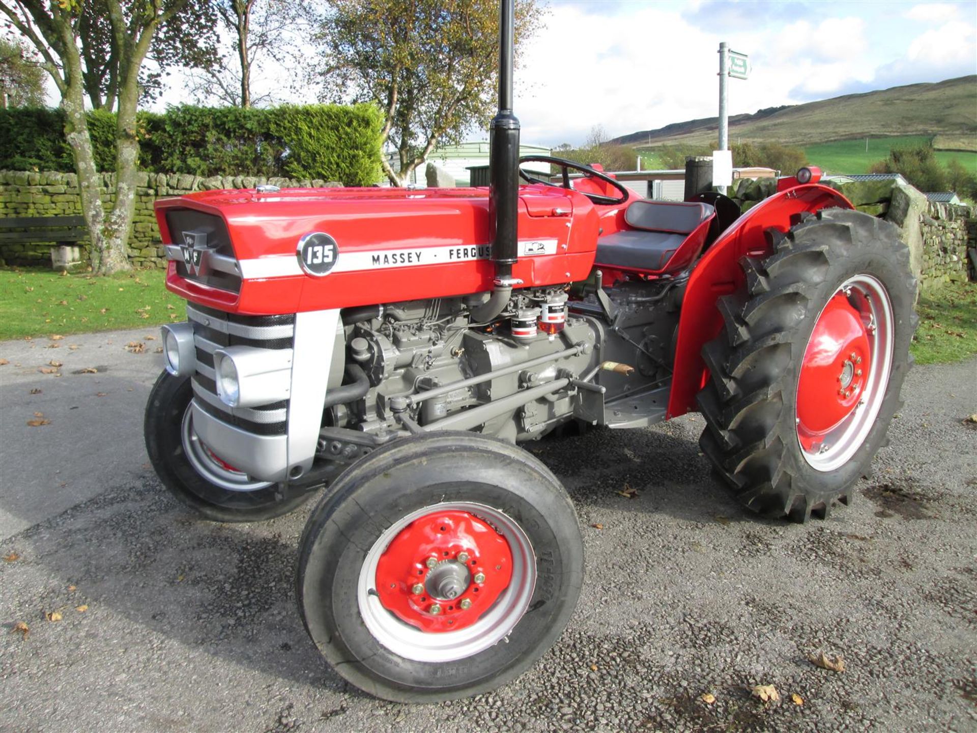 1968 MASSEY FERGUSON 135 3cylinder diesel TRACTOR Reg. No. WGU 582F Serial No. 94310 Fitted with a
