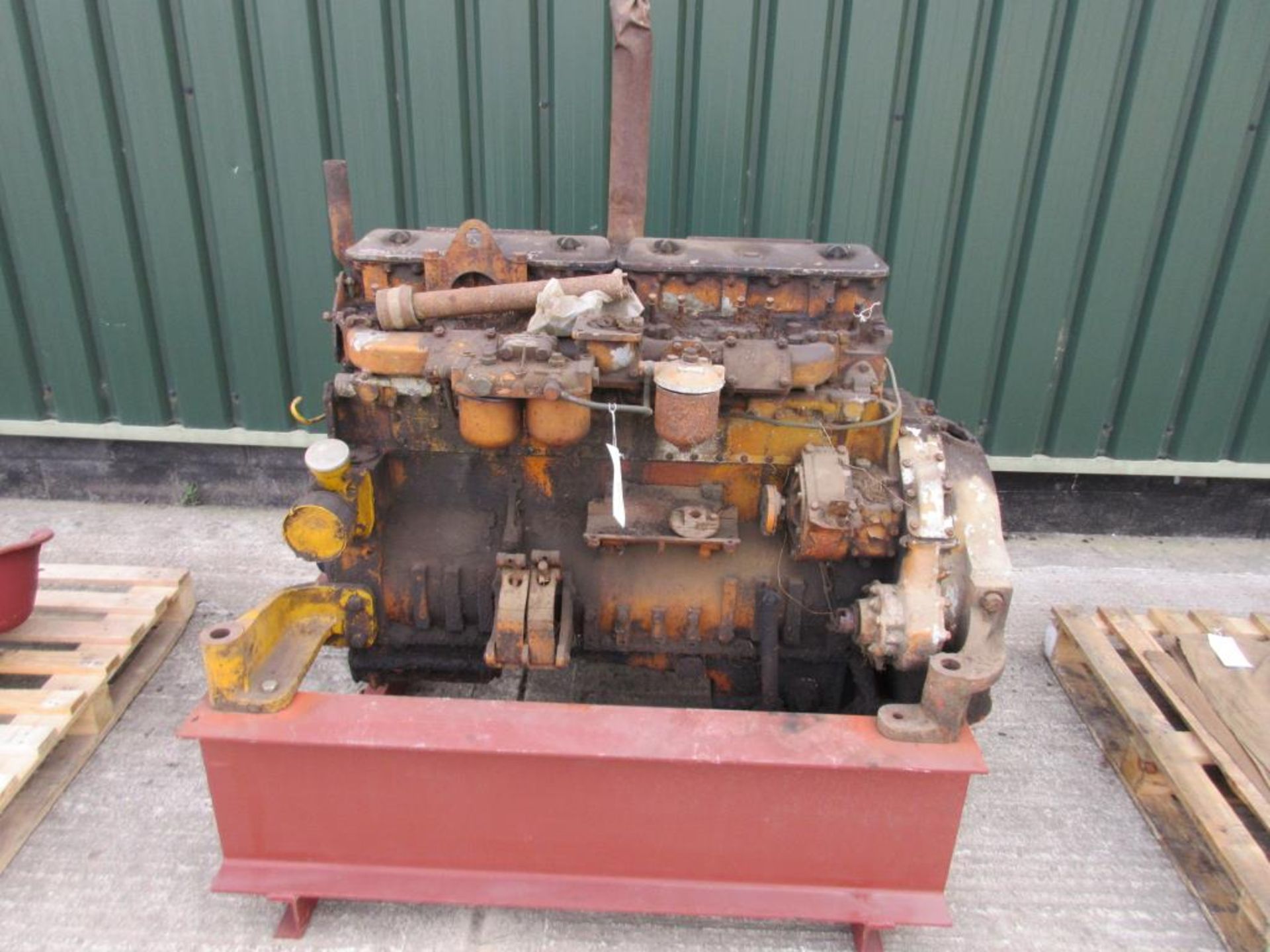 Meadows 6cylinder diesel engine for spares on frame Engine type: 60C630 Mark: 8/14 Engine No:
