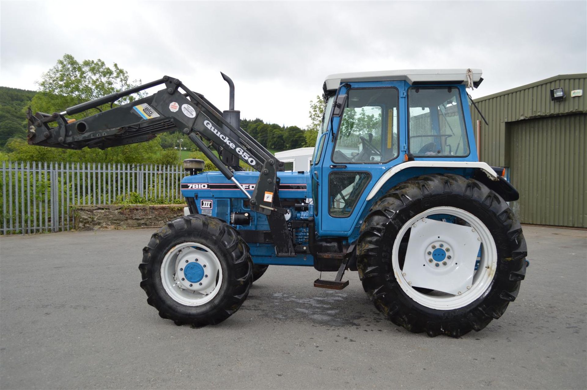 1991 FORD 7810 Series III 4wd 6cylinder TRACTOR Reg No: 91WW11001 (Irish) Serial No: BC74846 - Image 3 of 7