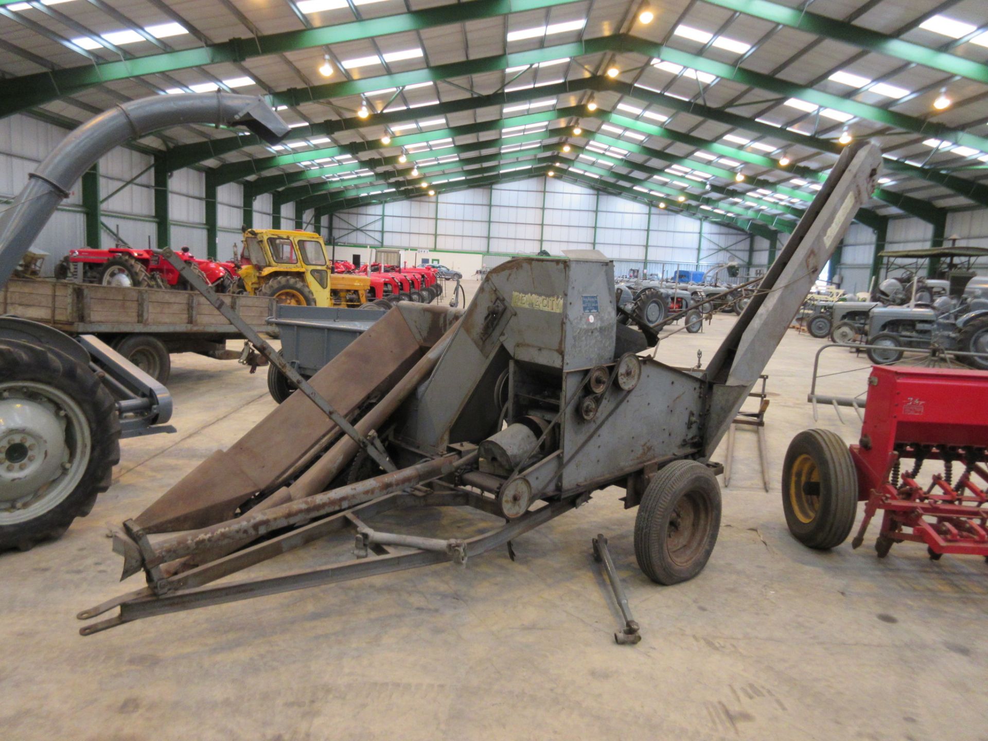 Ferguson trailed corn picker manufactured by Belle City and sold under licence.  A very original