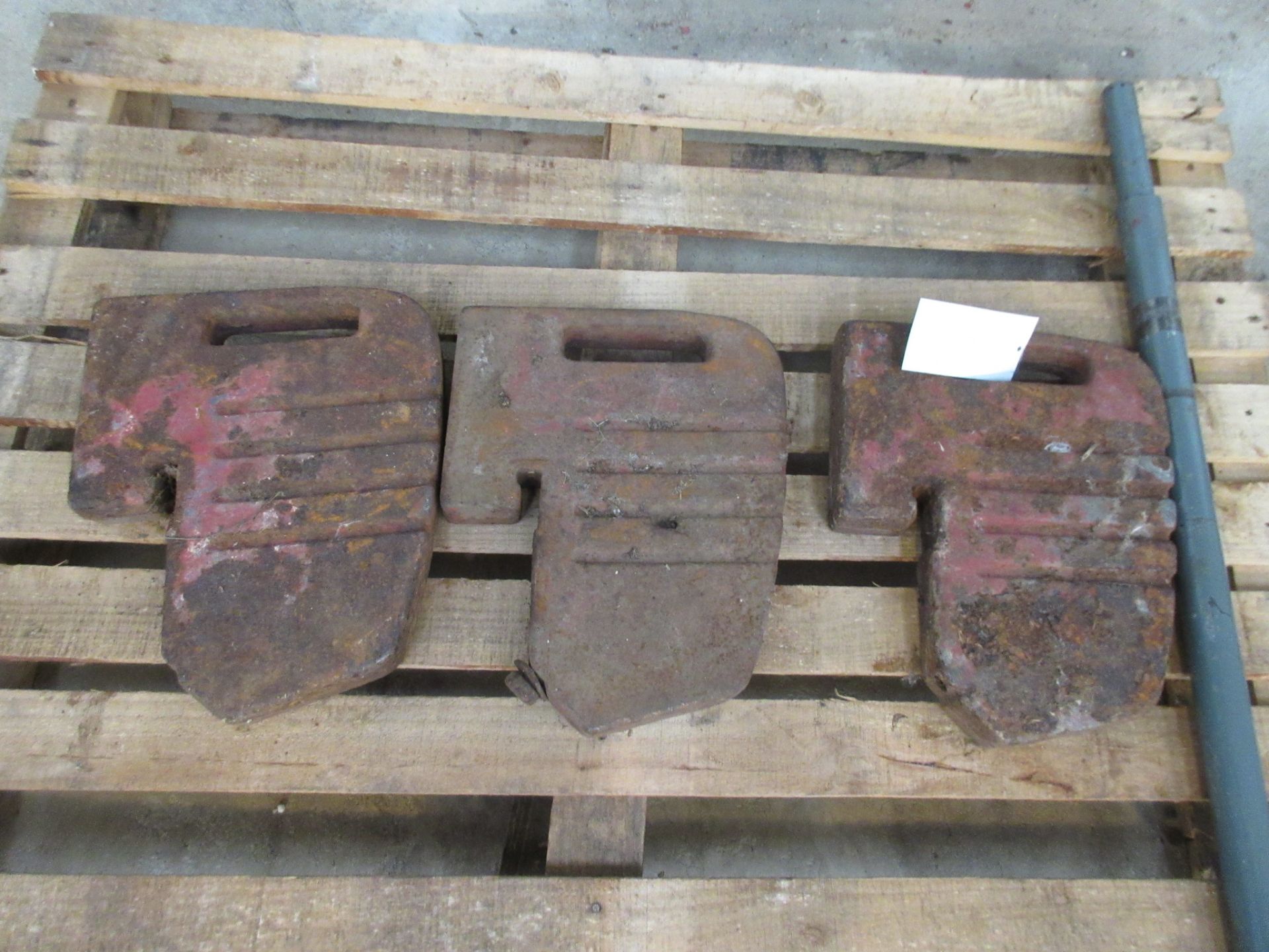 3no. Massey Ferguson 100 series front weights