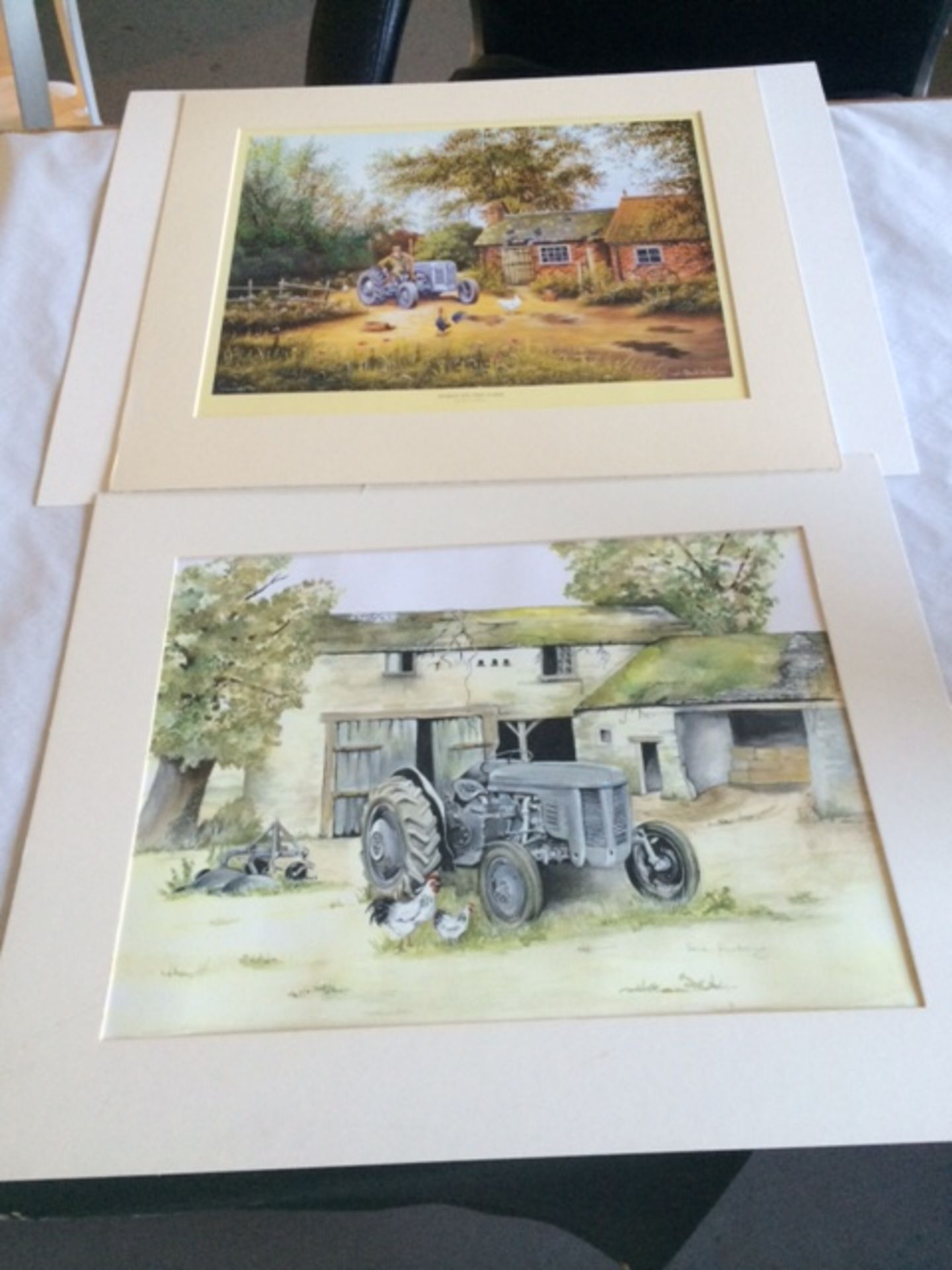 A Ferguson print by Sue Rodbery and another by David Walker