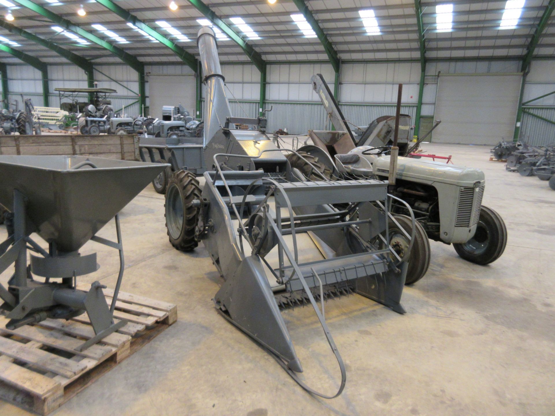 Ferguson (USA) Forage Harvester side mounted 'Tractor Mate' implement.  An uncommon example and only