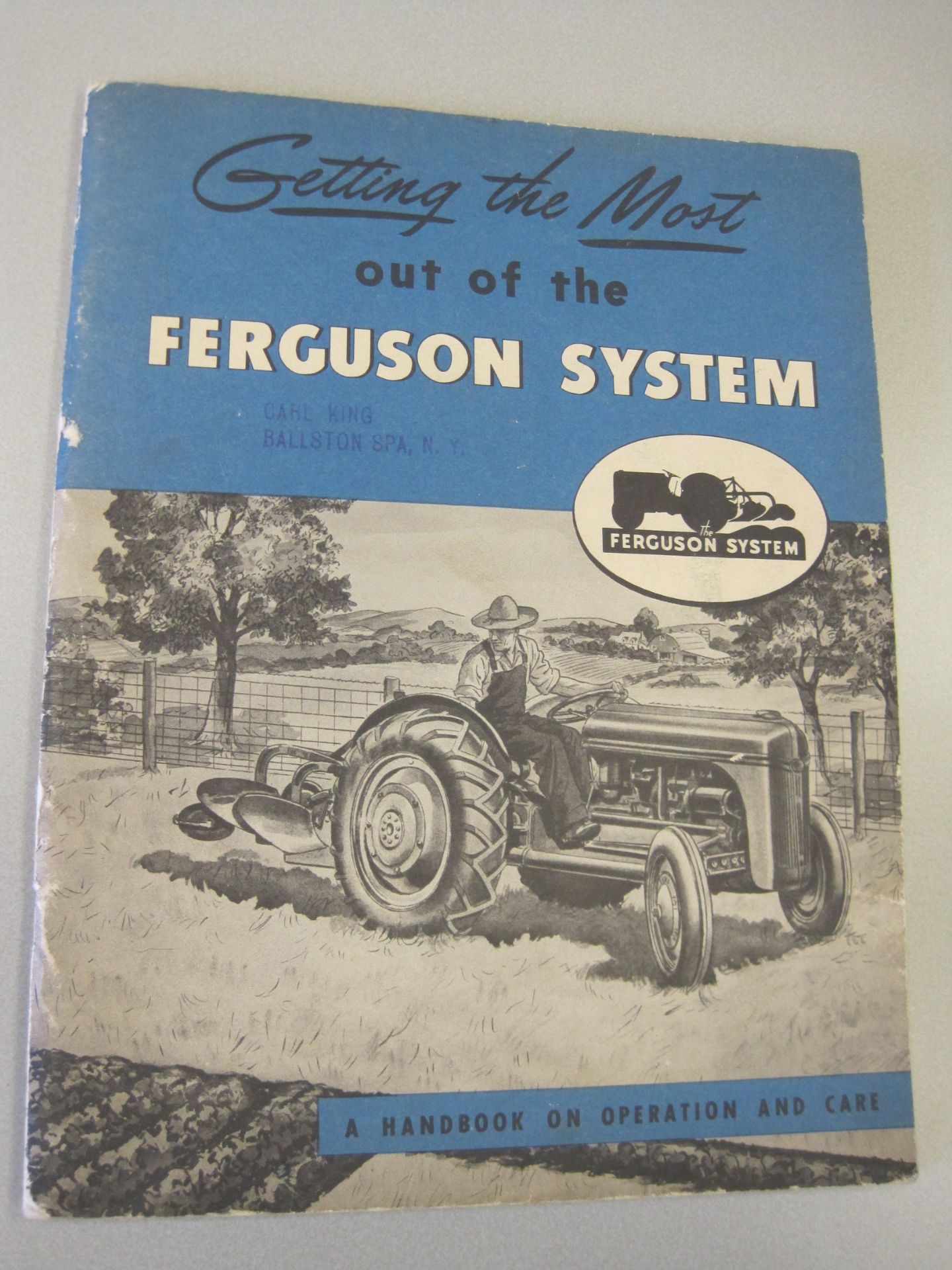 Getting The Most Out Of The Ferguson System a handbook on operation and care (1946) 72 illustrated