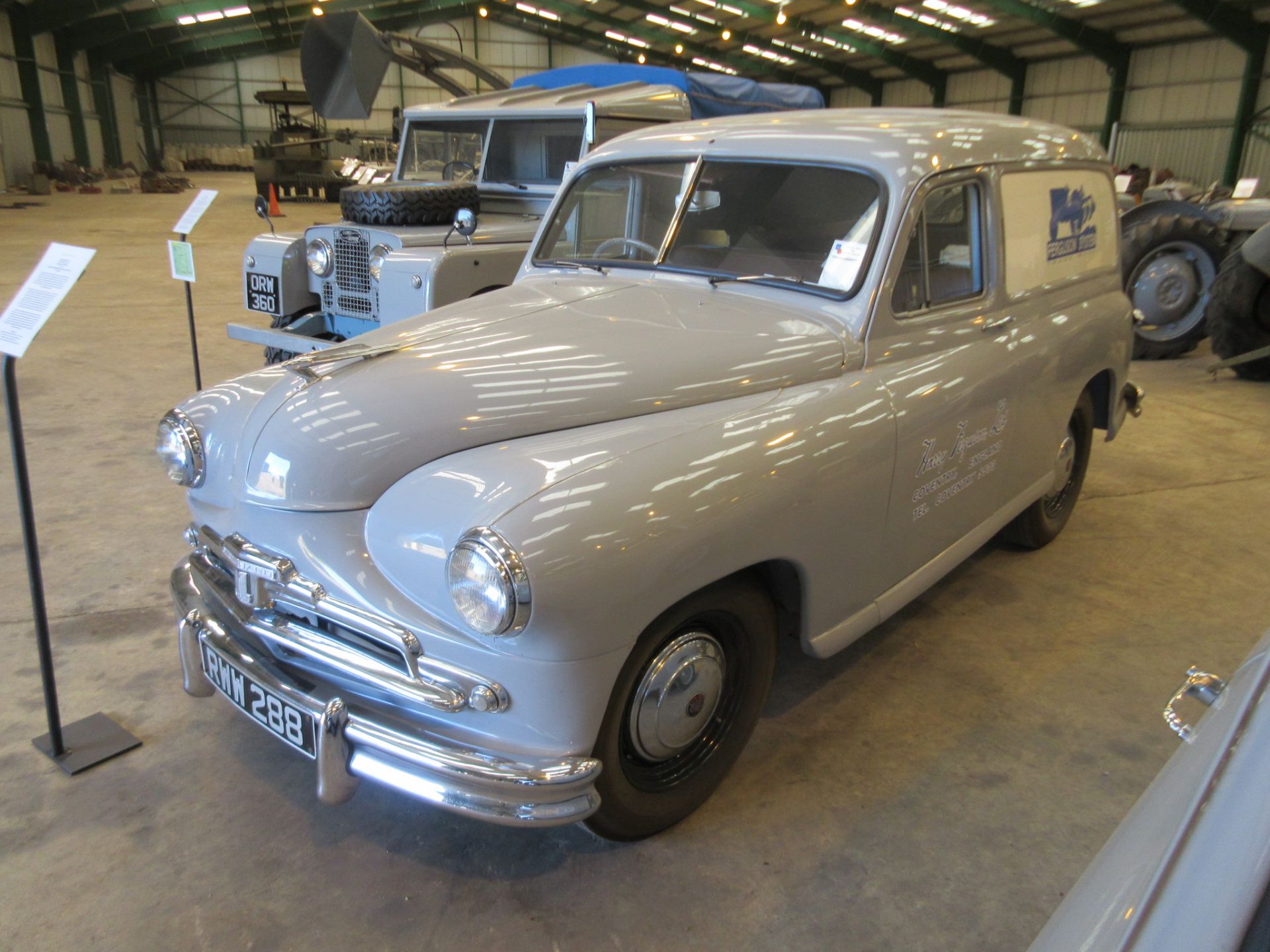 1956 Standard 12cwt Van Reg No: RWW 288 Chassis No: DEC 1747V Engine No: DEC 1788E After the