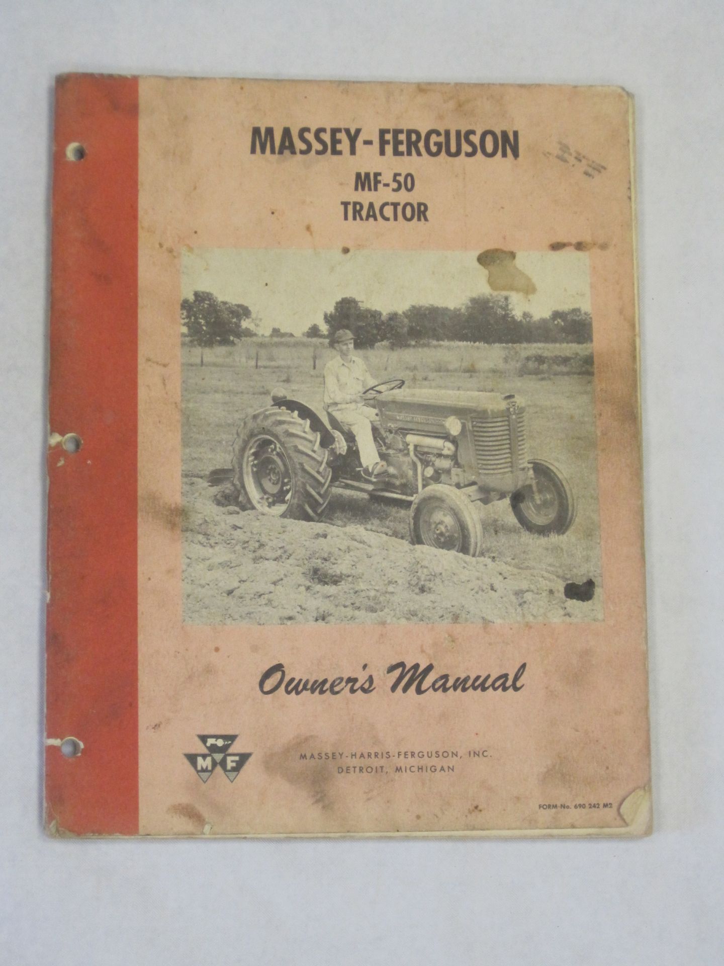 Massey Ferguson 50 Tractor 1957 76pp Owners Manual