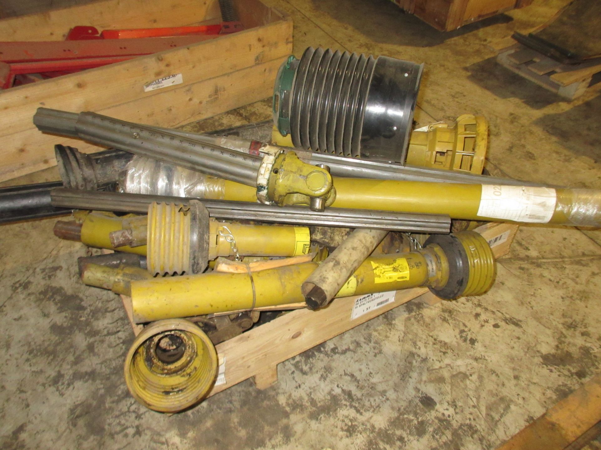 Qty PTO shafts and plastic guards