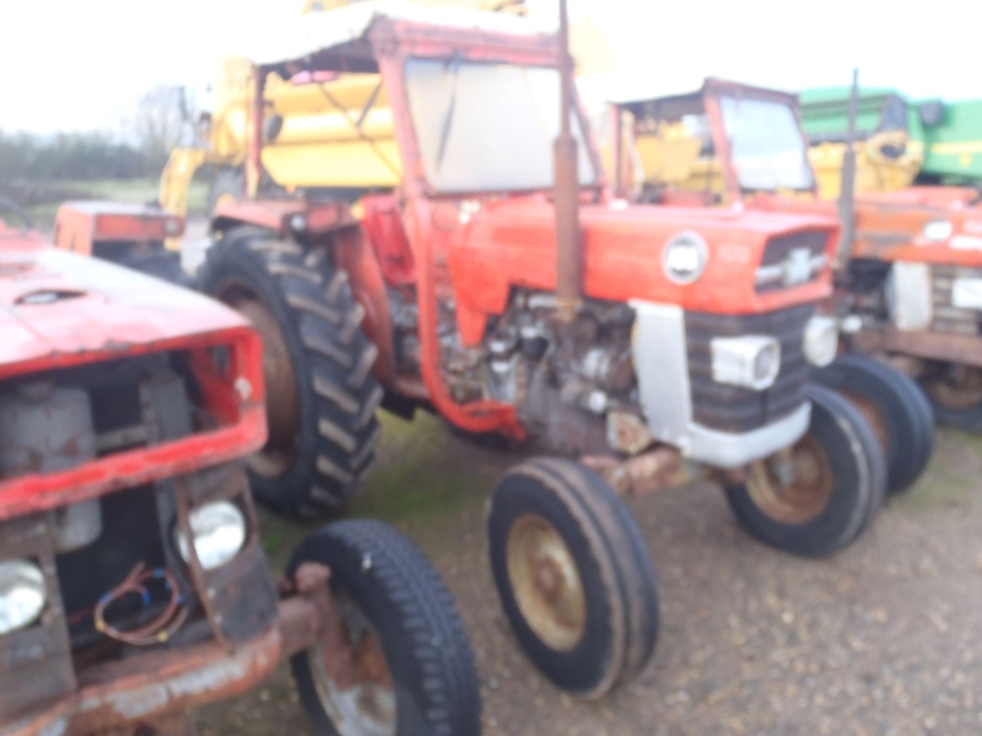 Massey Ferguosn 185 Tractor With 4 Bolt Lift Pump Ser No 316679 - Image 3 of 10