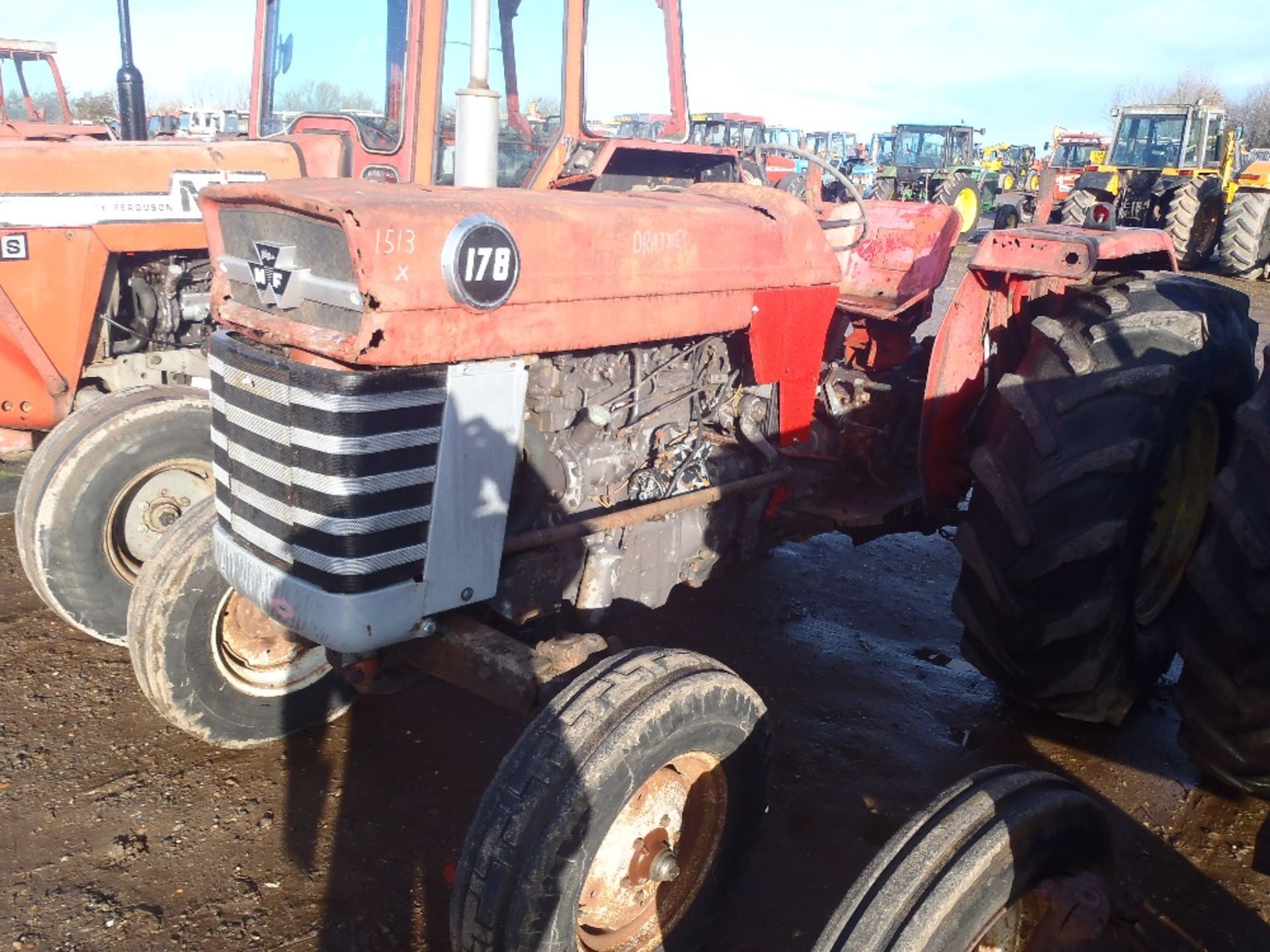 Massey Ferguson 178 Tractor. Ser.No.739123