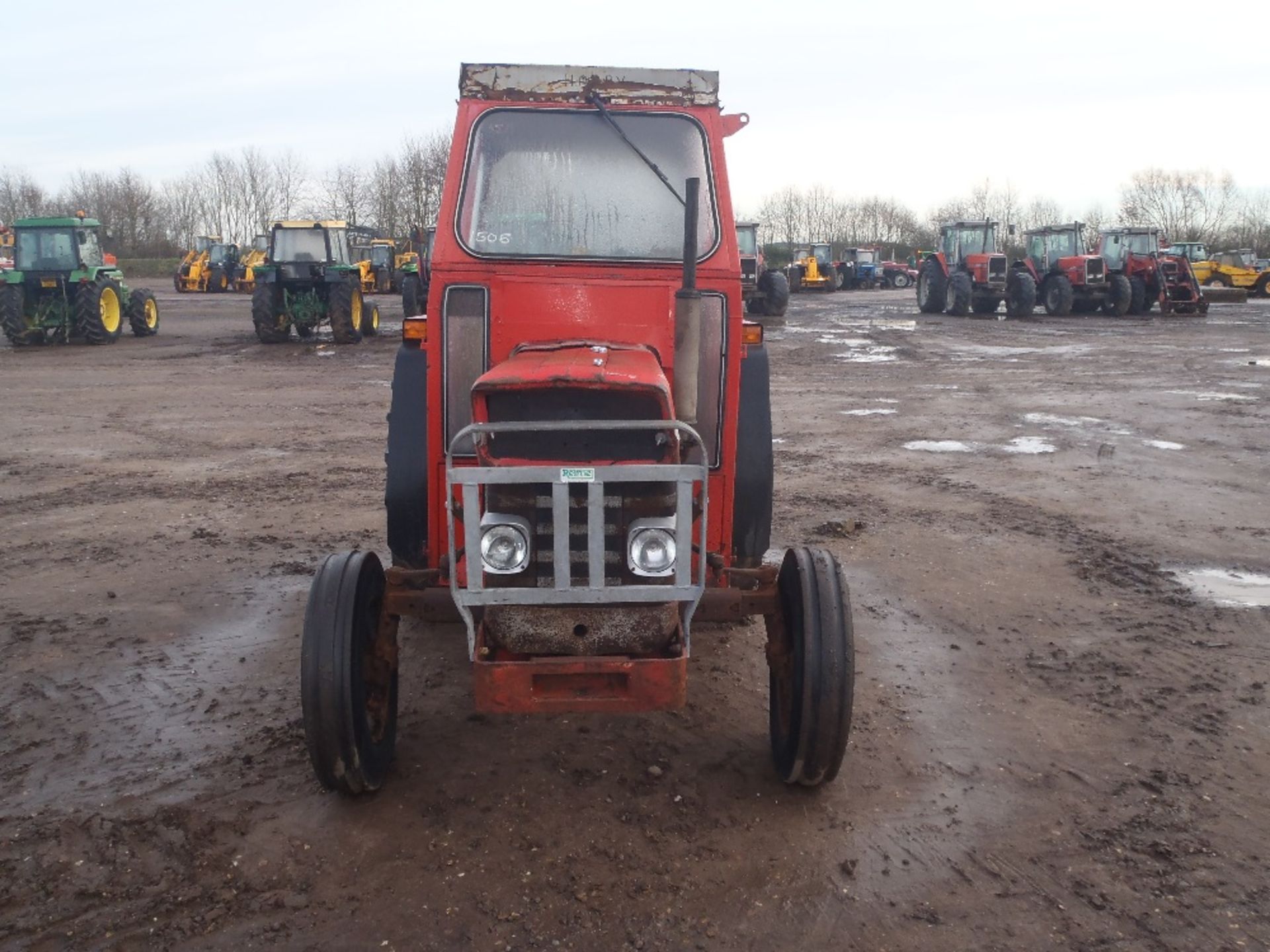 Massey Ferguson 135 Tractor with QD Cab. V5 will be supplied. Reg.No.OSM 348S Ser No 475578 - Image 2 of 9