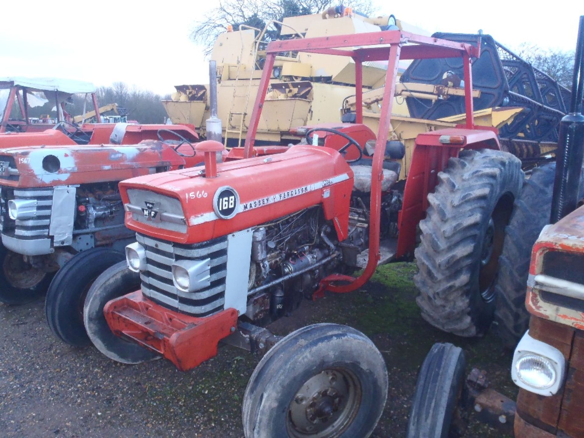 Massey ferguson 168 Tractor With 4 Bolt Lift Pump. Power Steering. V5 will be supplied Ser No
