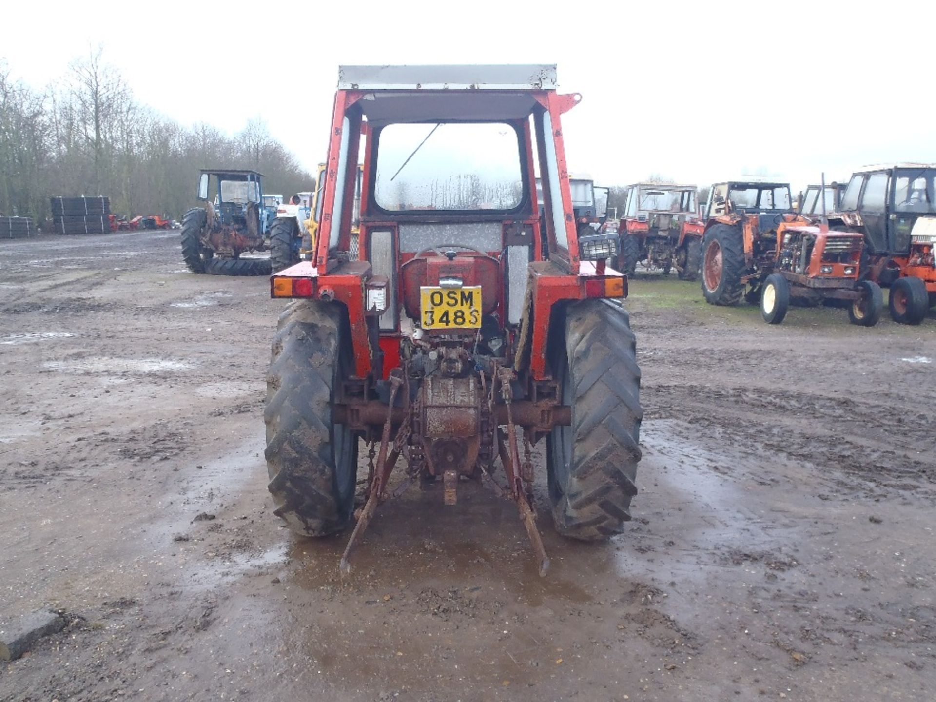 Massey Ferguson 135 Tractor with QD Cab. V5 will be supplied. Reg.No.OSM 348S Ser No 475578 - Image 4 of 9
