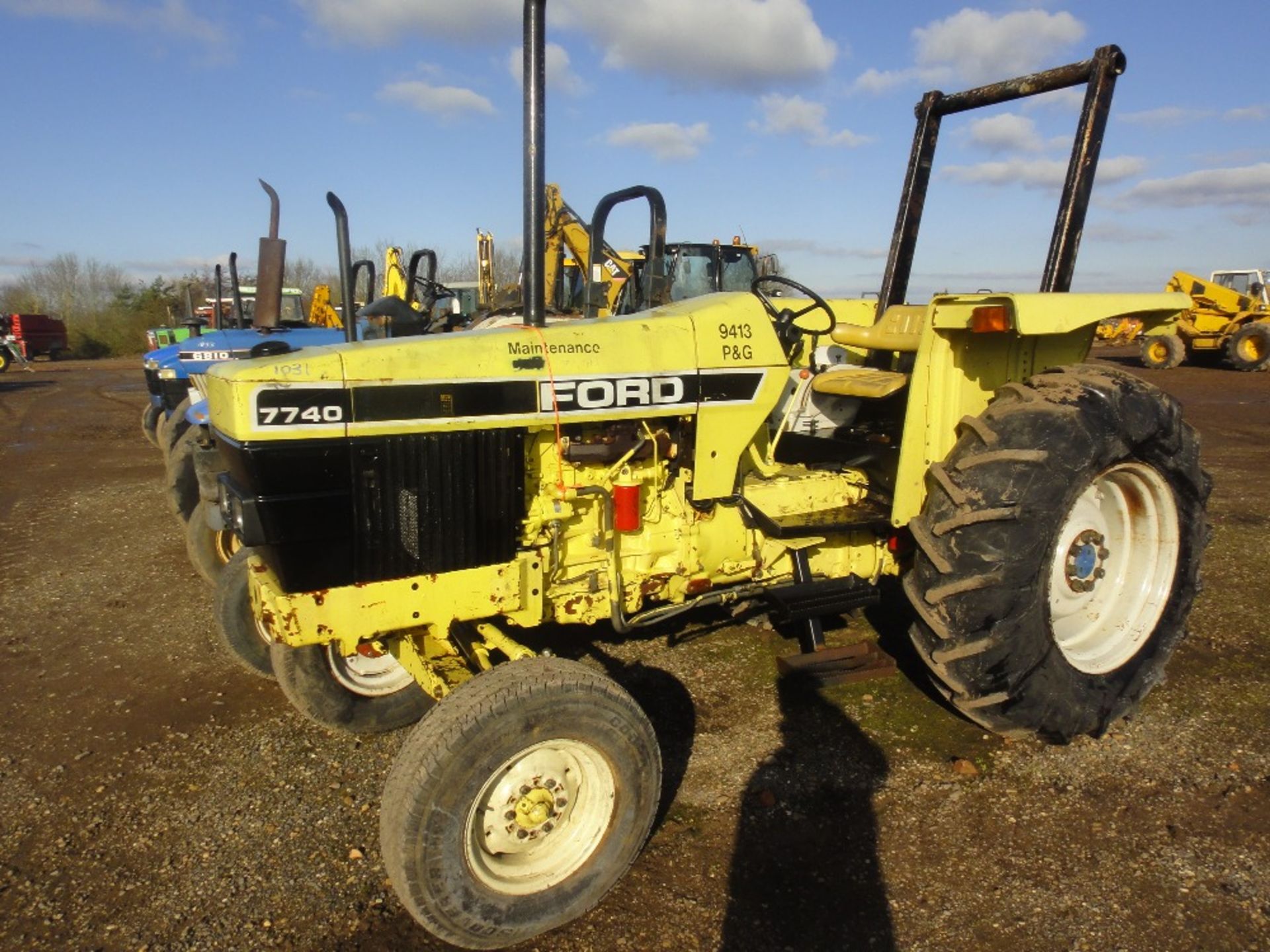 New Holland 7740 S 2wd Tractor with Manual Gearbox Ser No BD09598