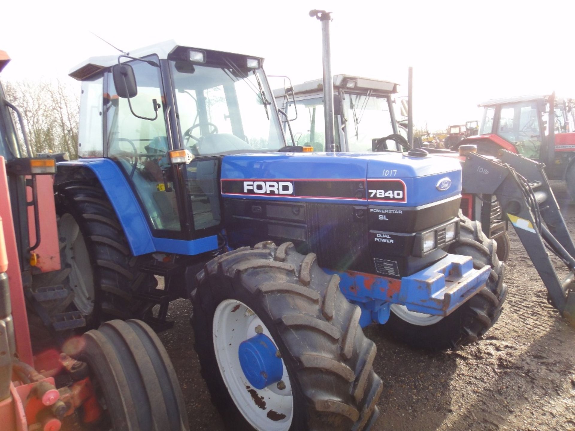 1994 Ford/New Holland 7840 SLDP 4wd Tractor. Circa 8200 hrs. French registration book will be - Image 3 of 14