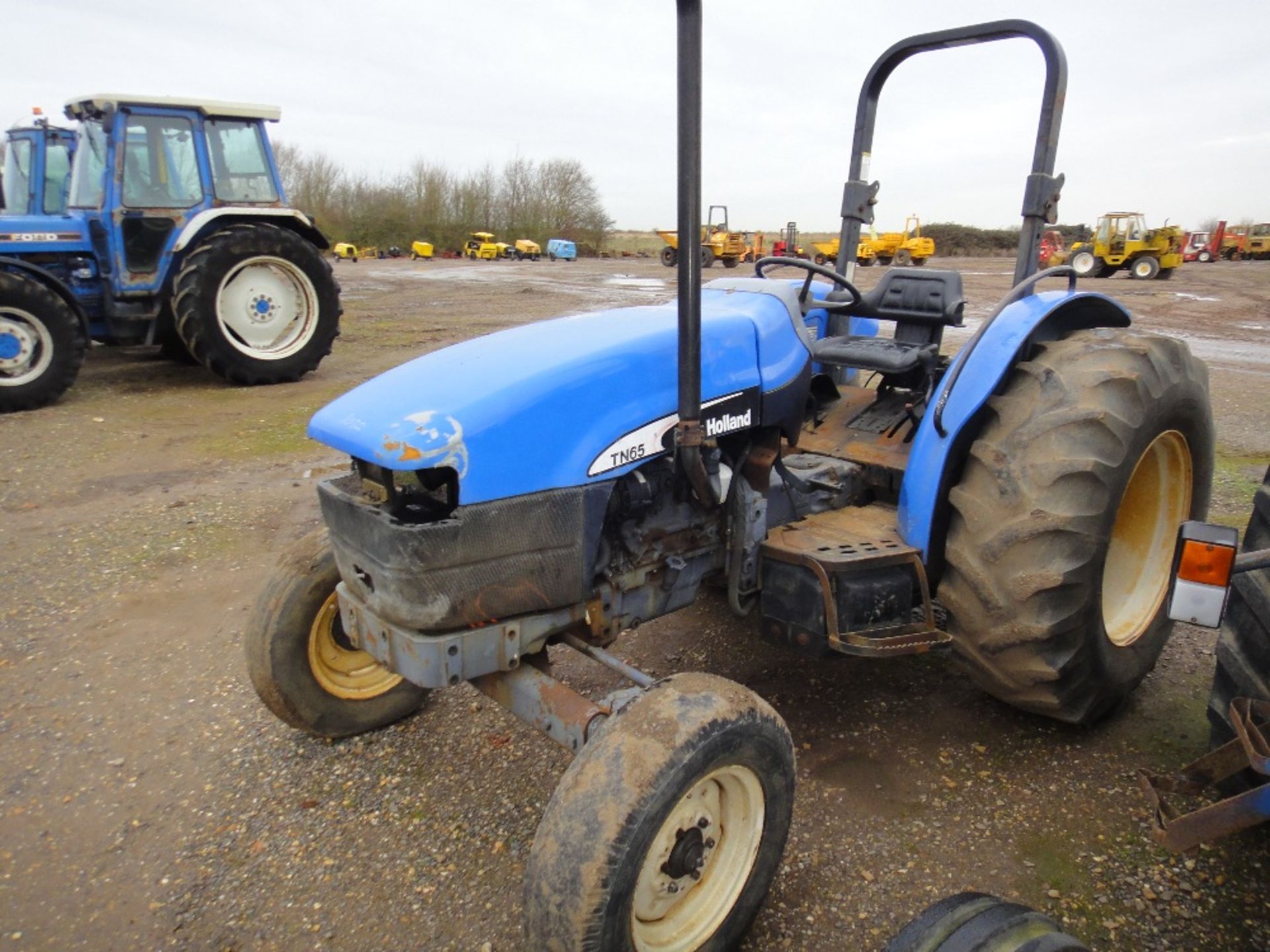 New Holland TN65 2wd Tractor with Fold Down Rollbar