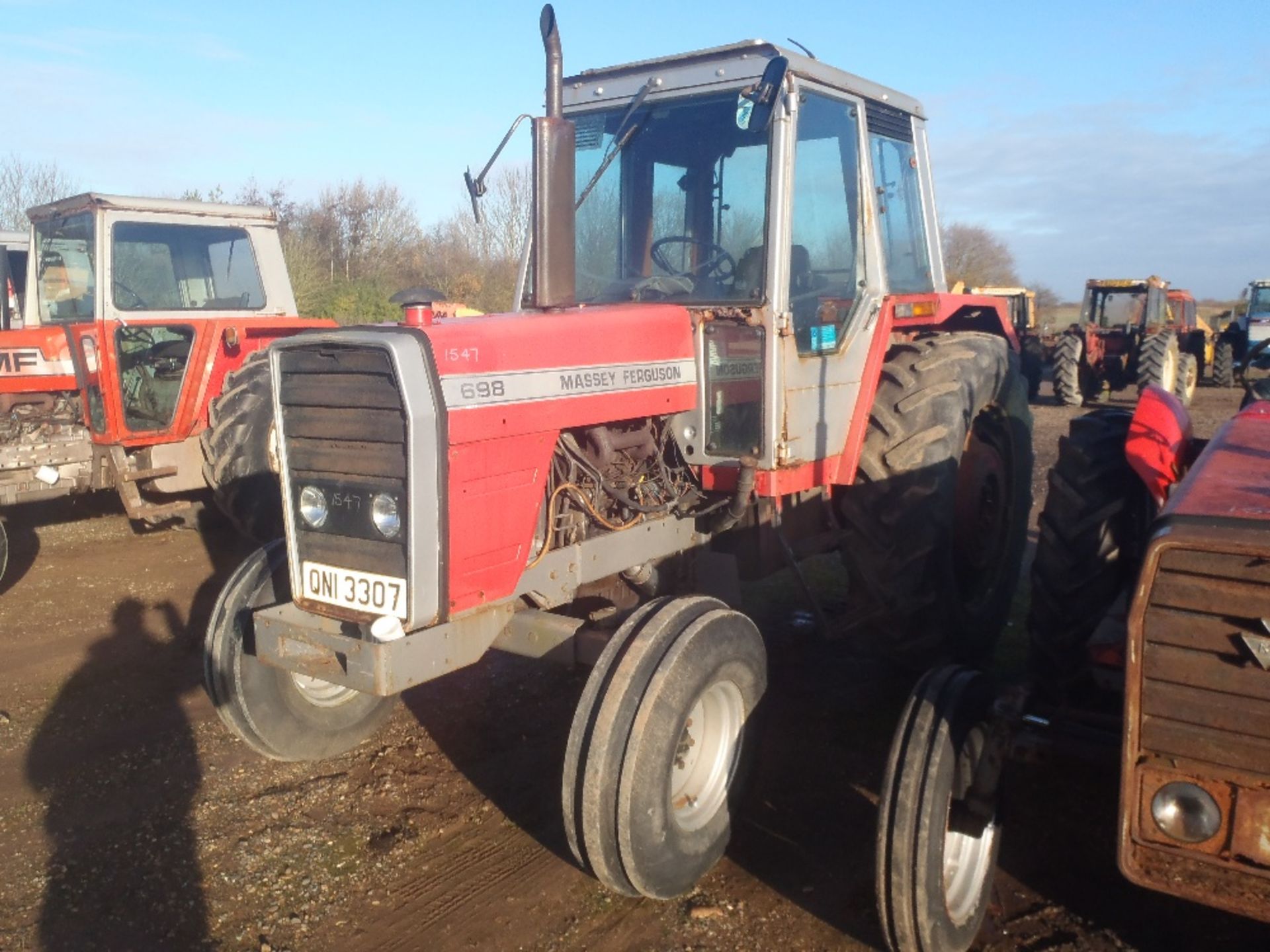 Massey Ferguson 698 2wd Tractor Ser No 162046  Reg No QNI 3307