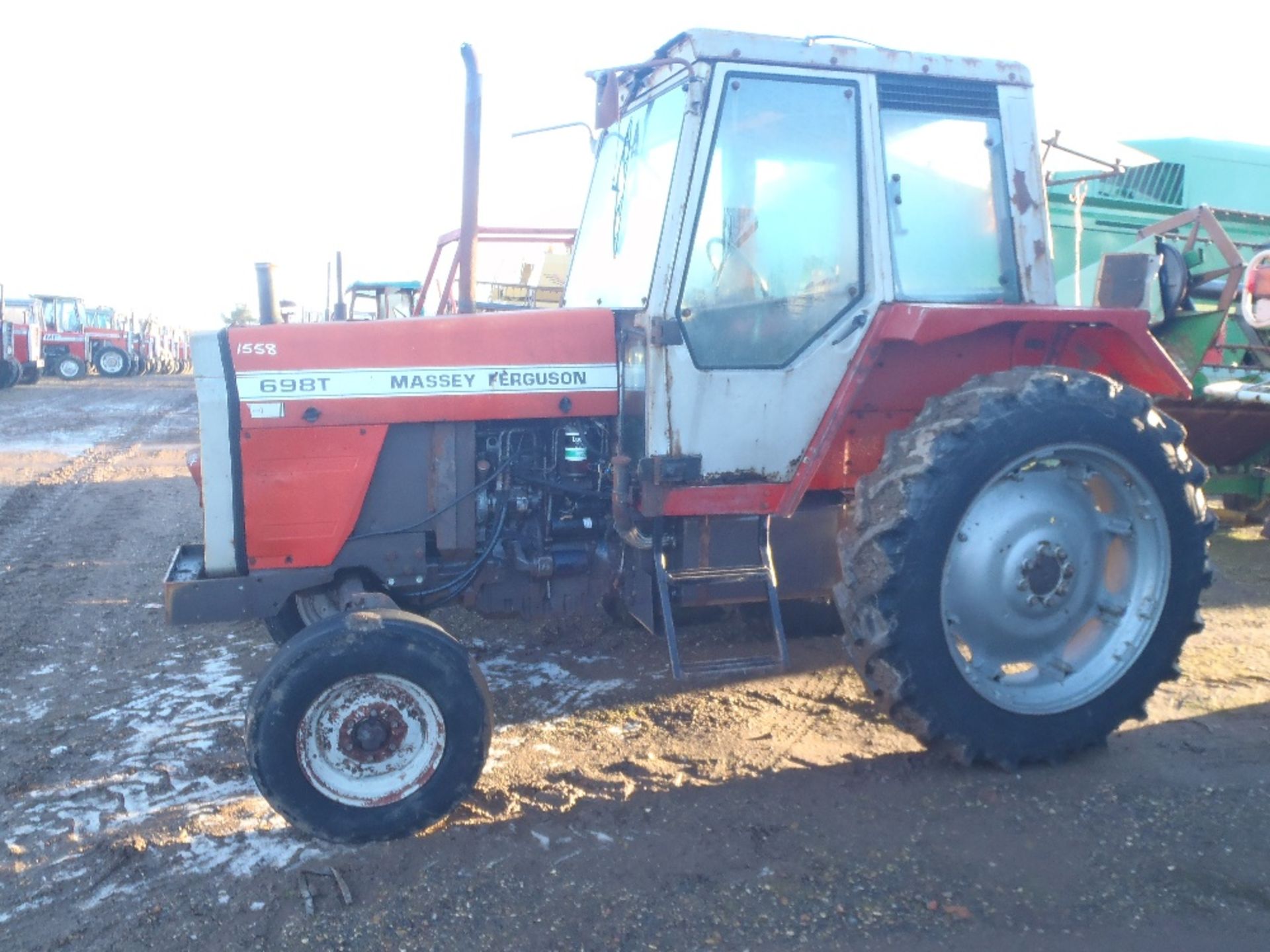 Massey Ferguson 698T Tractor. No V5. Reg.No. B160 VAT Ser No L109023