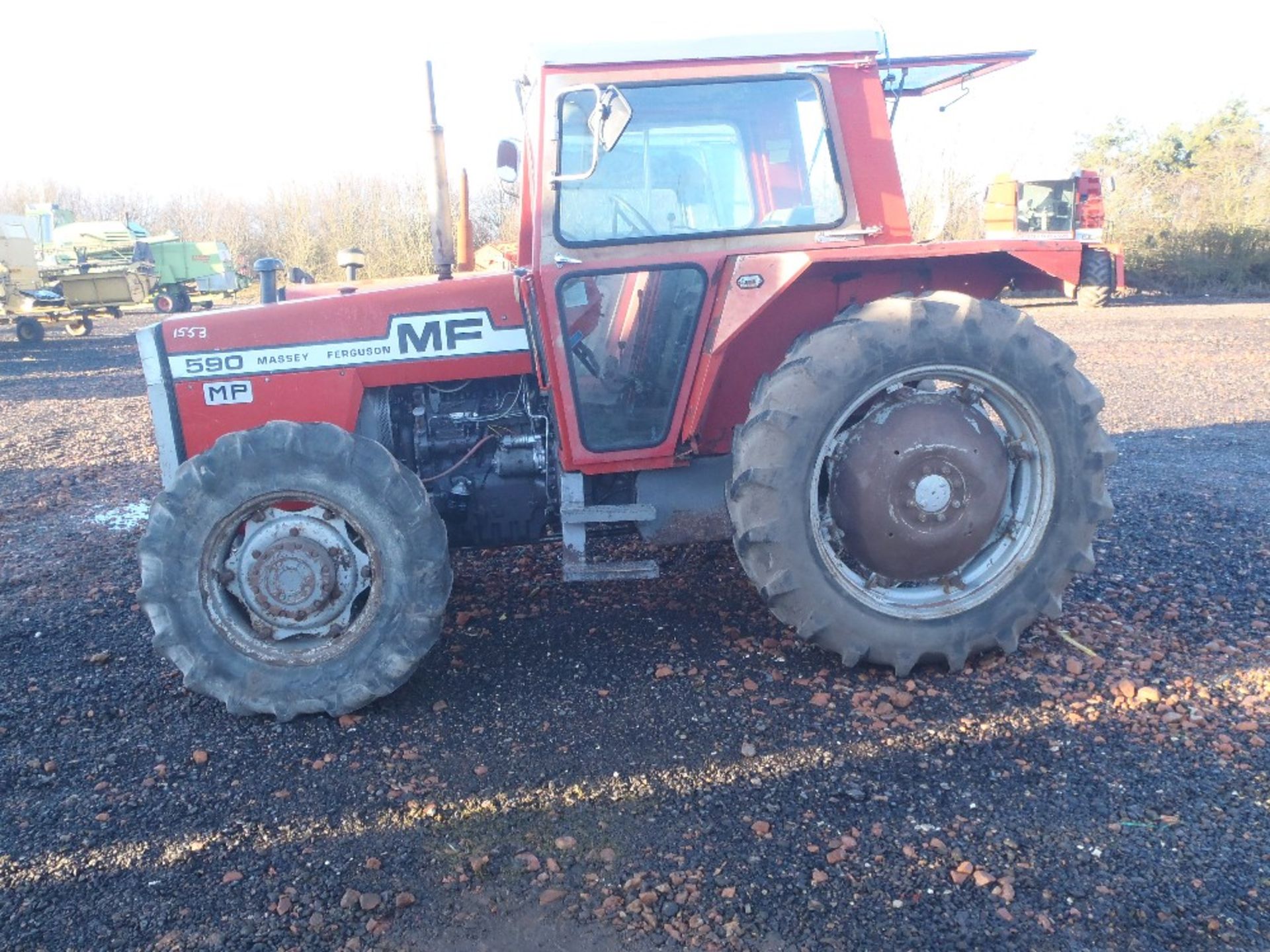Massey Ferguson 590 4wd Tractor V5 will be supplied Ser No J195065