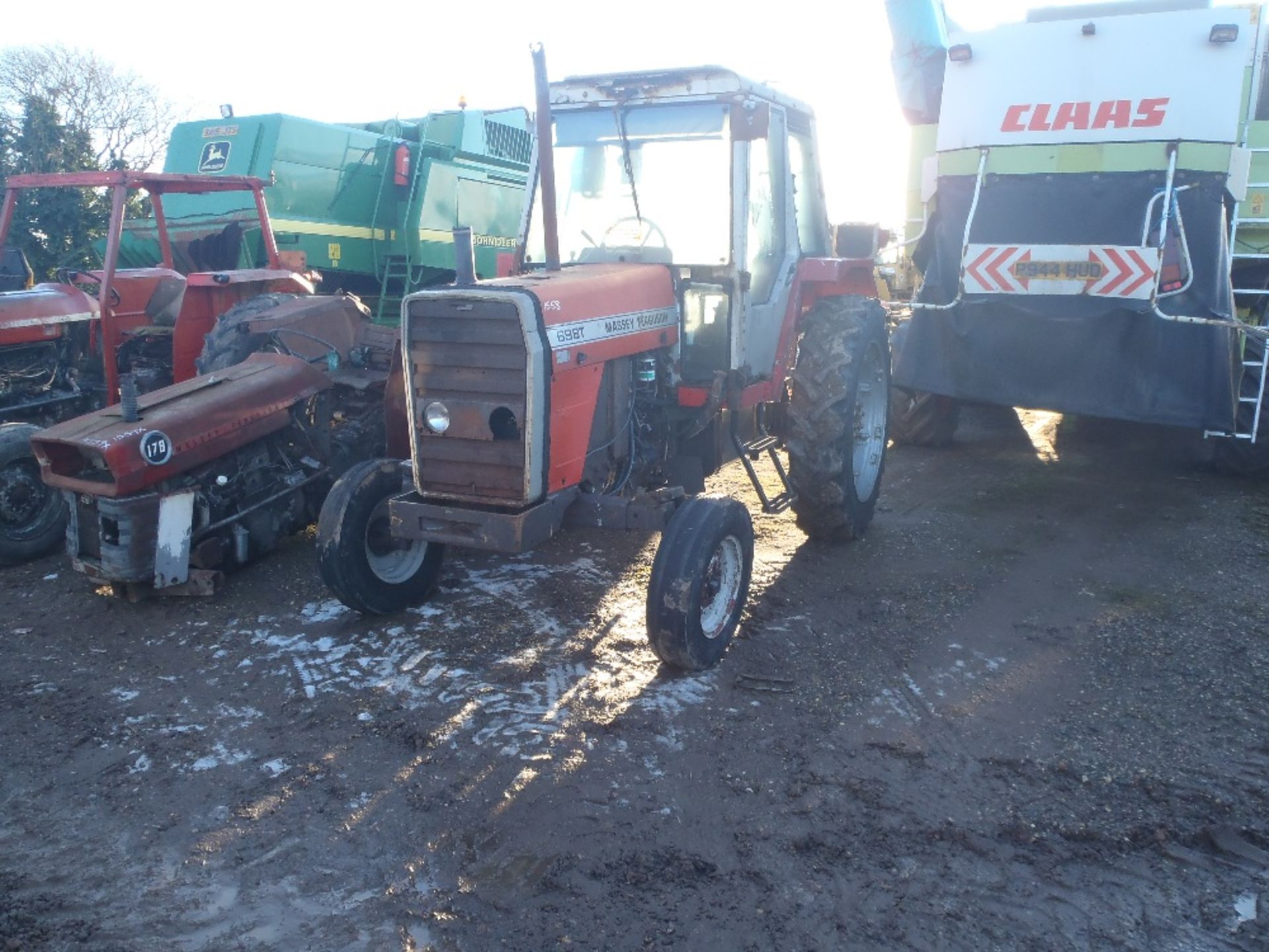 Massey Ferguson 698T Tractor. No V5. Reg.No. B160 VAT Ser No L109023 - Image 2 of 9