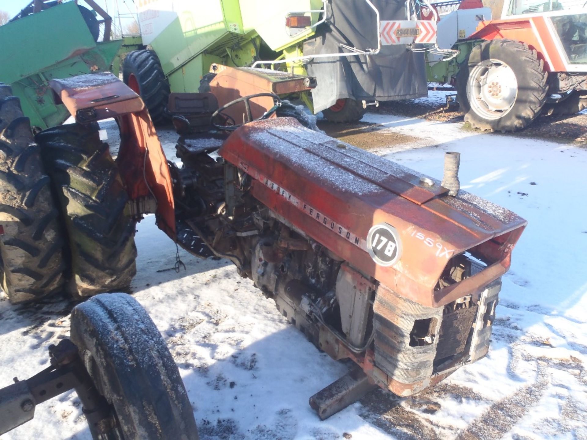 Massey Ferguson 178 Tractor with 4.248 Engine & Square Axle. For Spares Ser No 403144 - Image 3 of 6