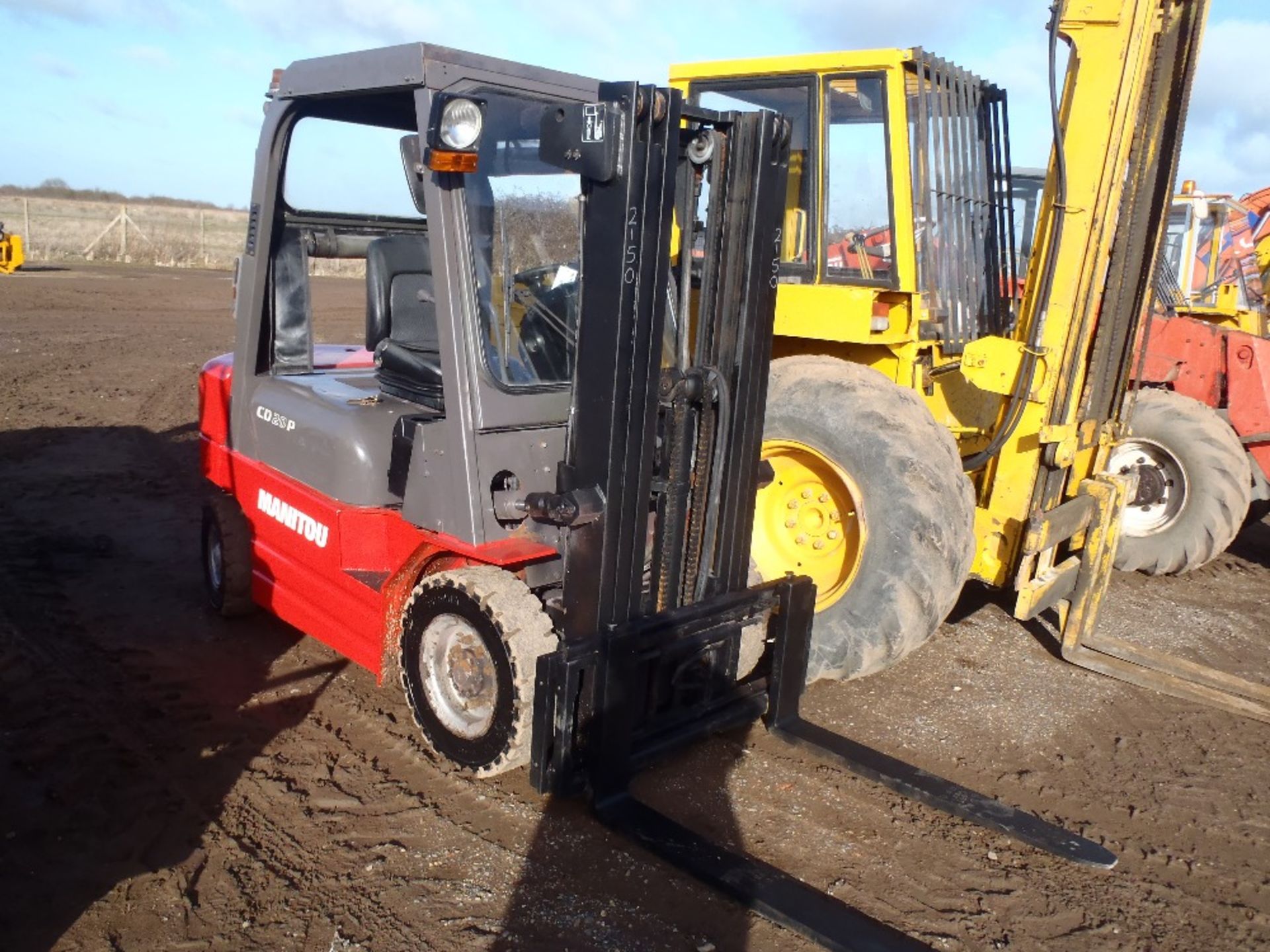 Manitou CD20P Forklift with 3 Stage Free Lift Mast, Side Shift, Forks. Serial No. 850552 - Image 2 of 4