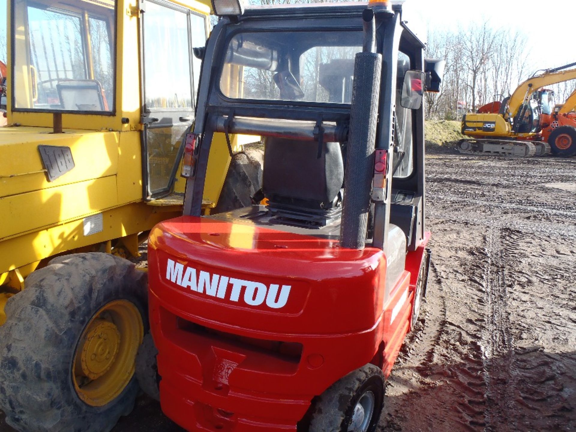 Manitou CD20P Forklift with 3 Stage Free Lift Mast, Side Shift, Forks. Serial No. 850552 - Image 4 of 4