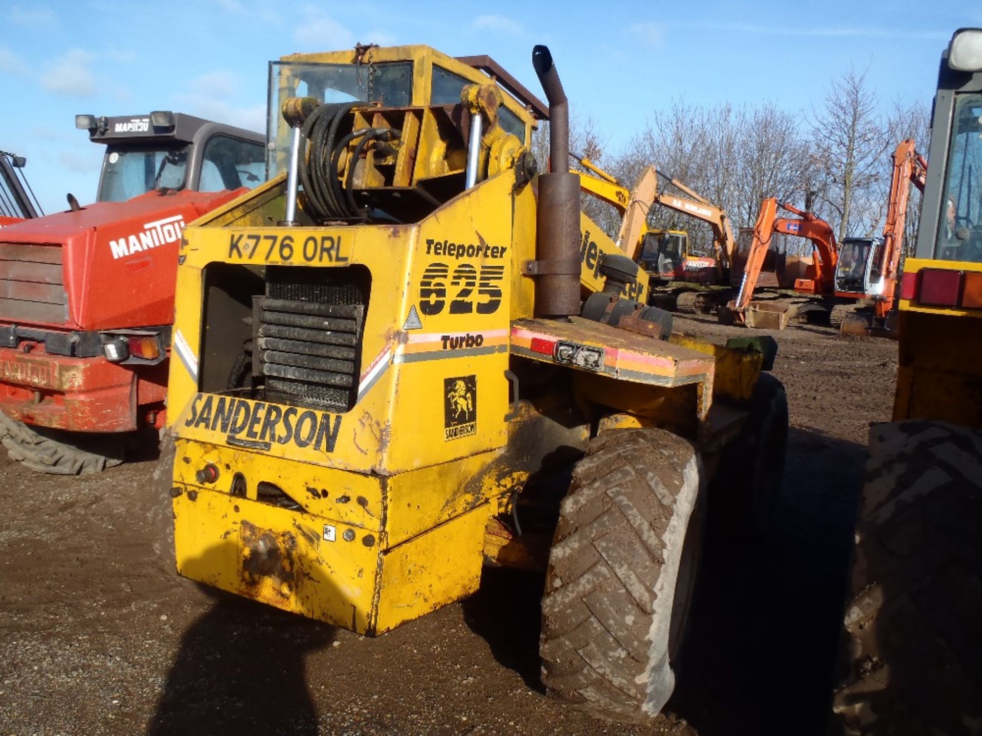 Sanderson 625 Turbo Telehandler with Perkins Engine. V5 will be supplied. Reg No. K776 ORL - Image 2 of 3