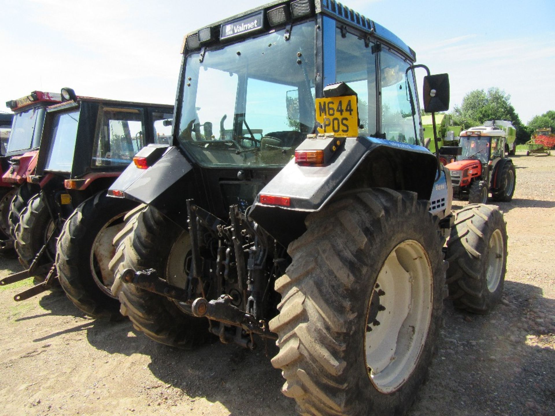 Valtra 6400 Tractor with Front Weights Reg No M644 POS - Image 5 of 14