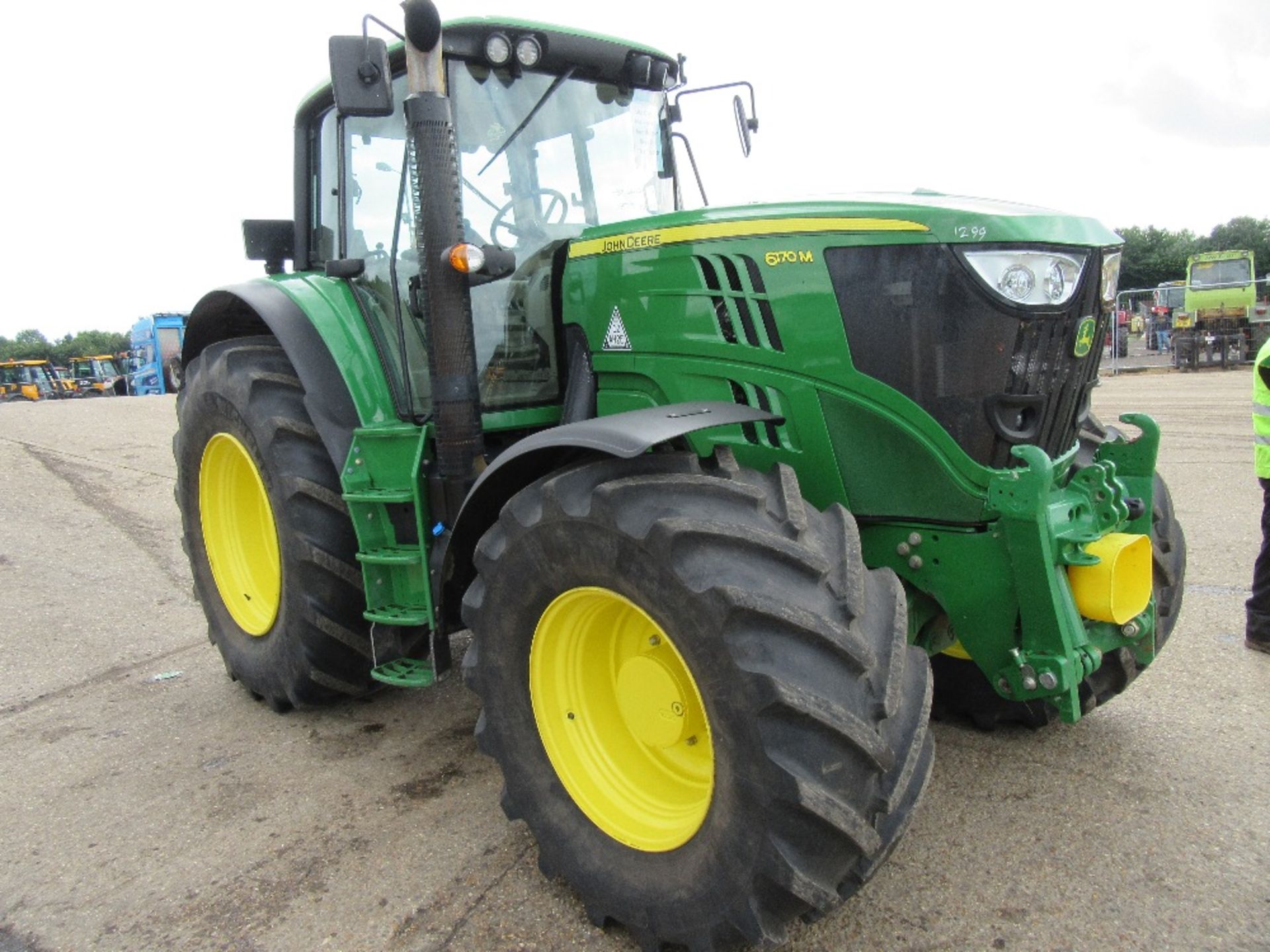 John Deere 6170 Tractor with Air Brakes,  Oversize Wheels, Front Linkage & PTO. Very low hrs. Reg. - Image 2 of 6